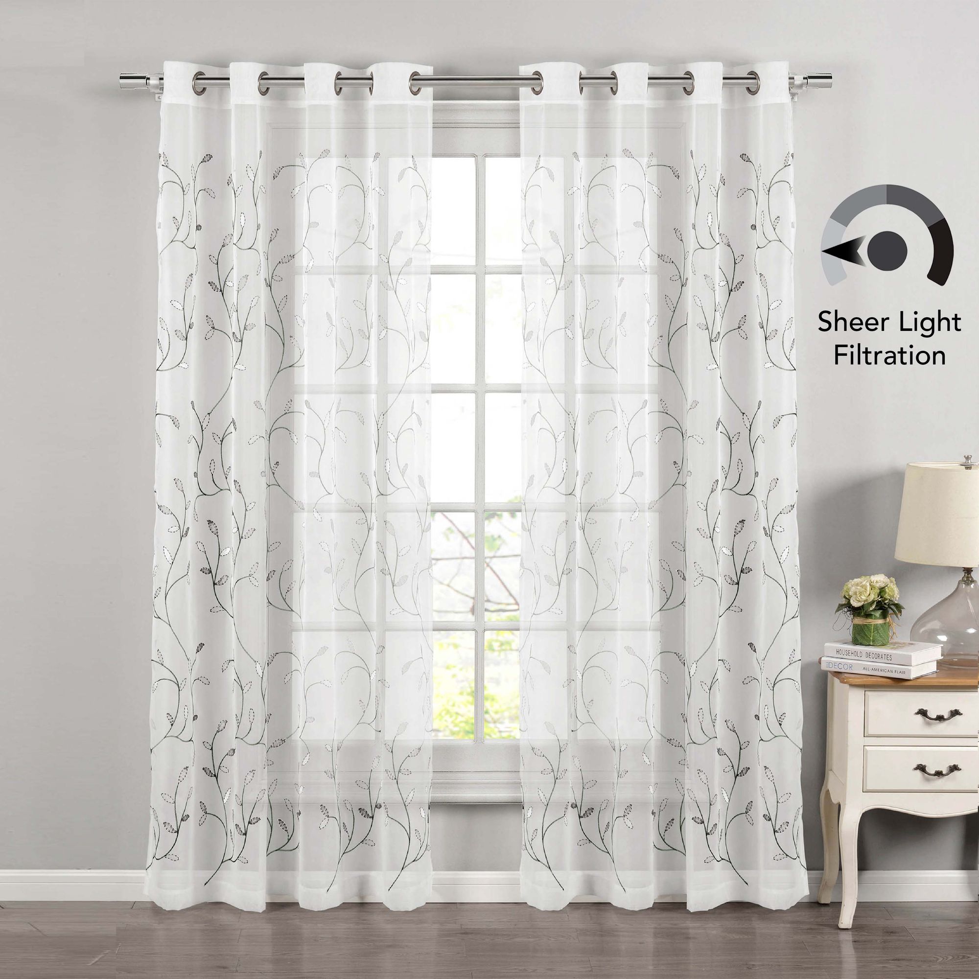 CREATIVE HOME IDEAS 646760620029 curtains - View #2