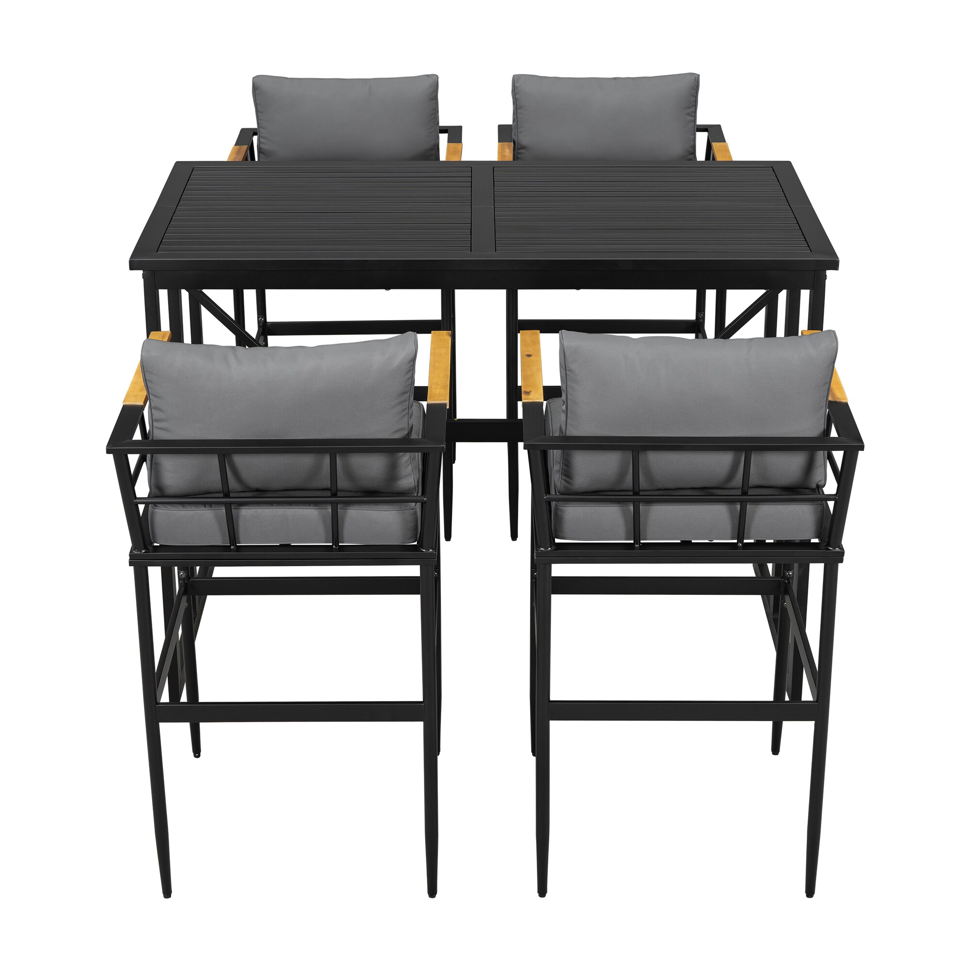 SINOFURN SYA020385GY Patio-Dining-Sets - View #14