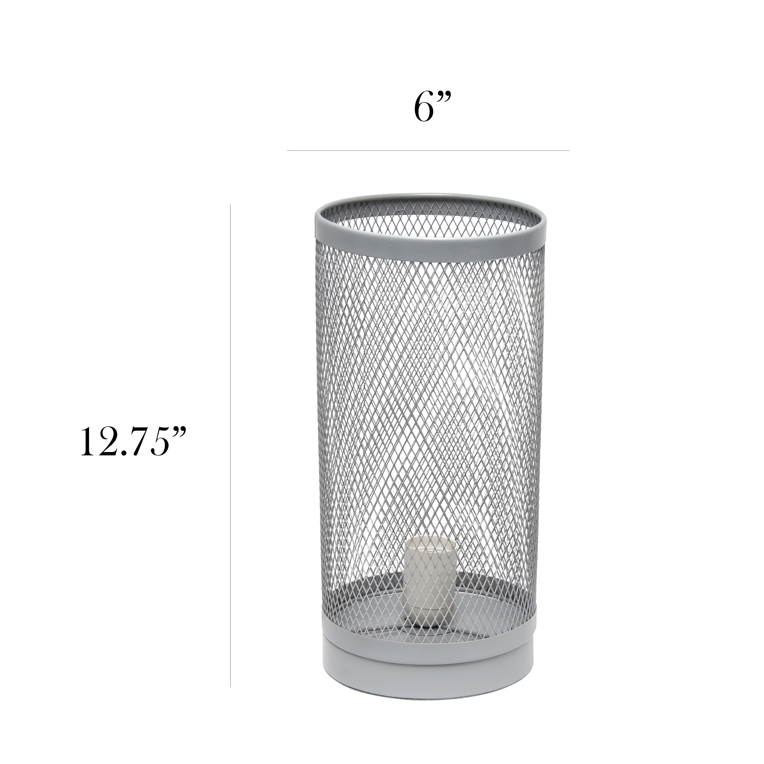 Simple Designs LT1075-GRY Table-Lamps - View #3