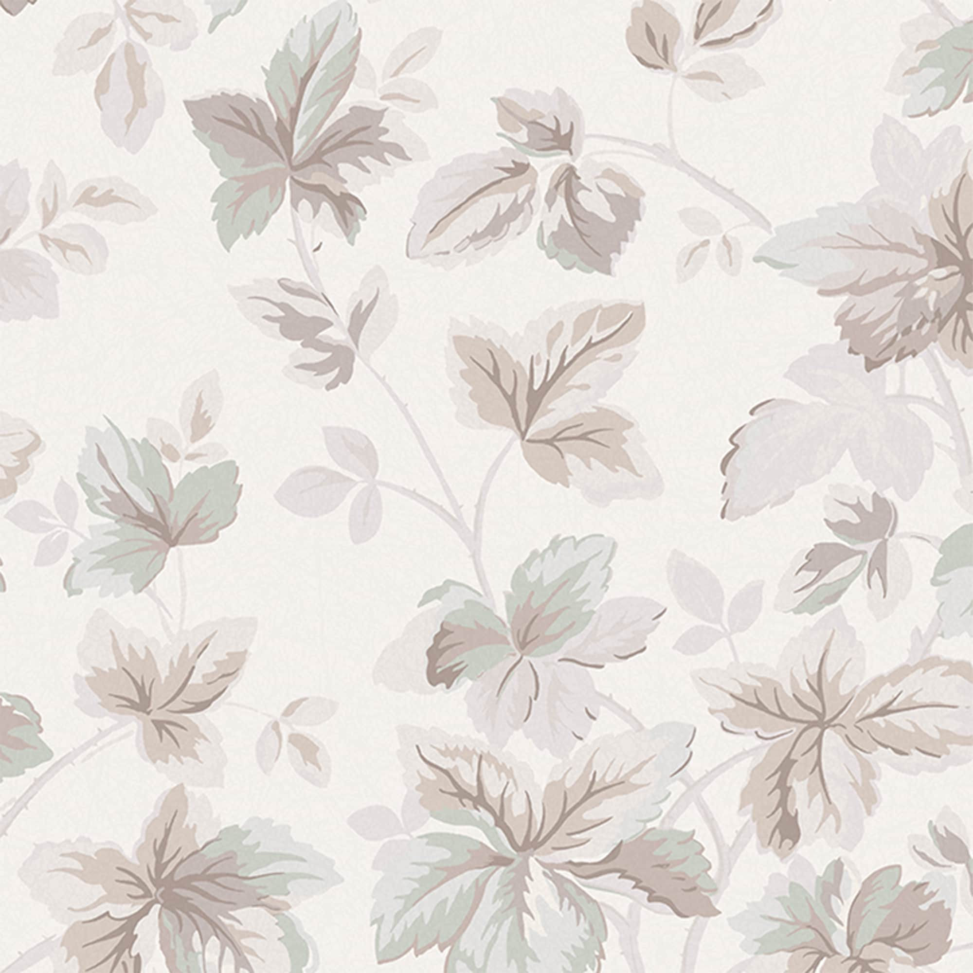 Laura Ashley 8-in Natural Non-woven Floral 56-sq ft Unpasted Paste The ...