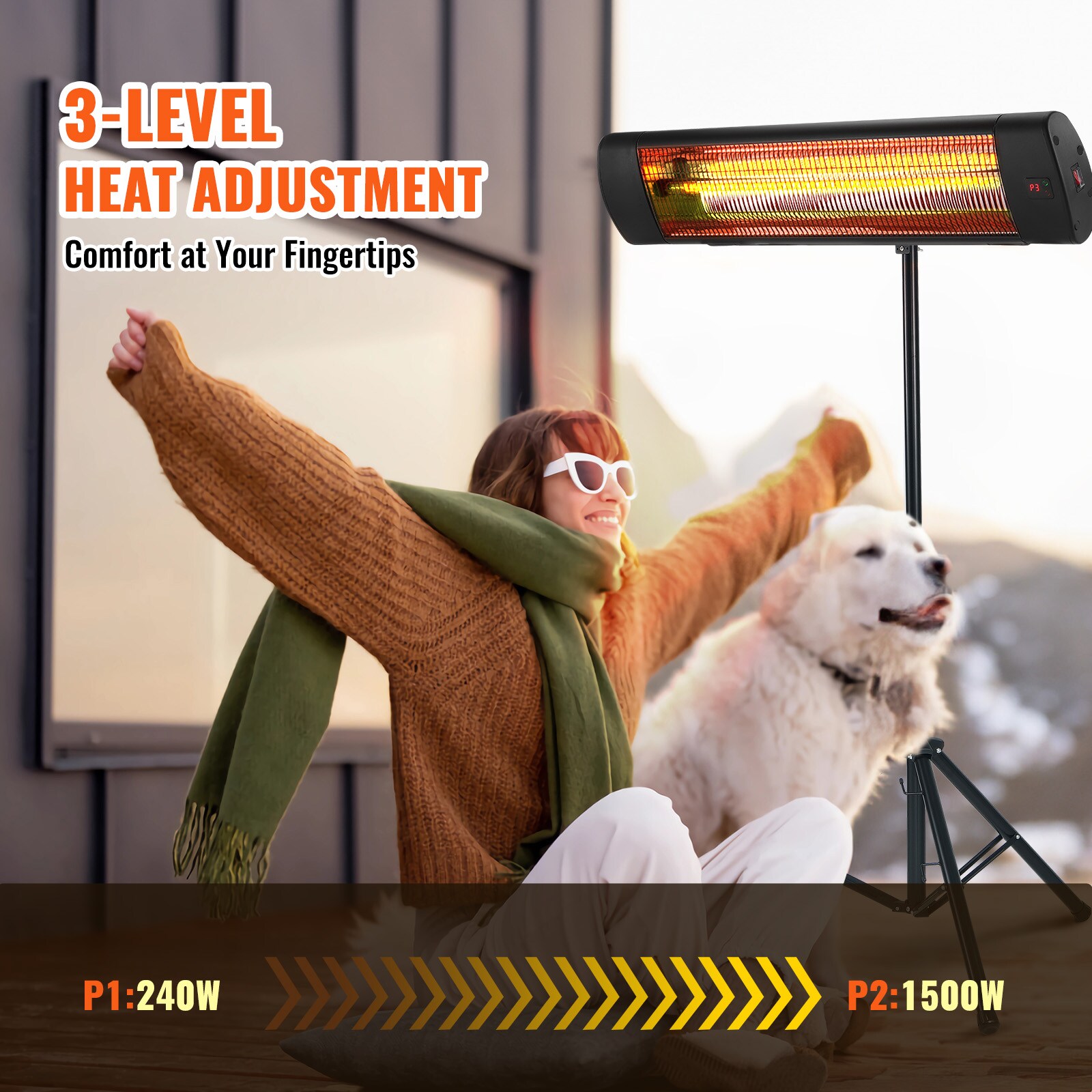 VEVOR HWXJRQTXLS876NTYEV1 Portable-Electric-Heat - View #8