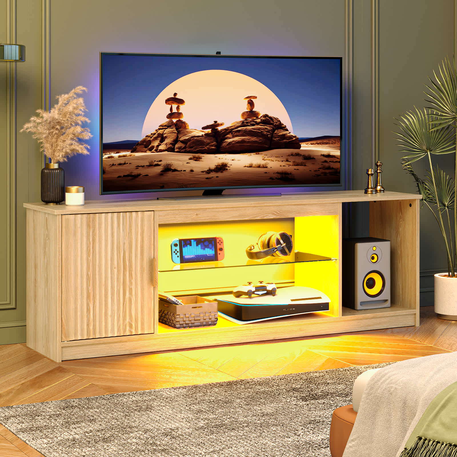 Bestier LOW-L101615C-LOG Tv-Stands - View #5