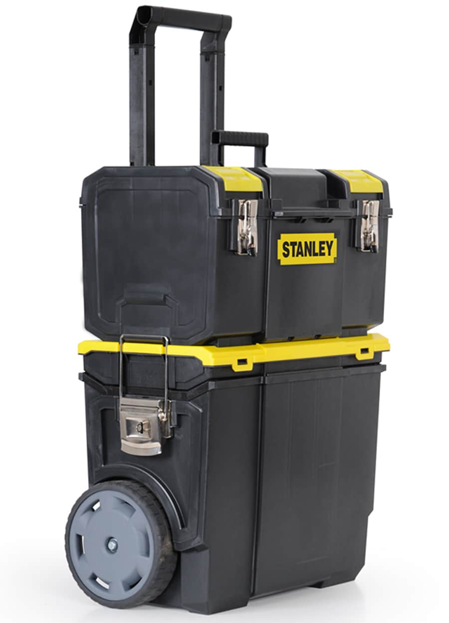 Stanley STST18614 11.5-Inches W x 24.14-Inches H x 18.33-Inches D Black Plastic Rolling Tool Box
