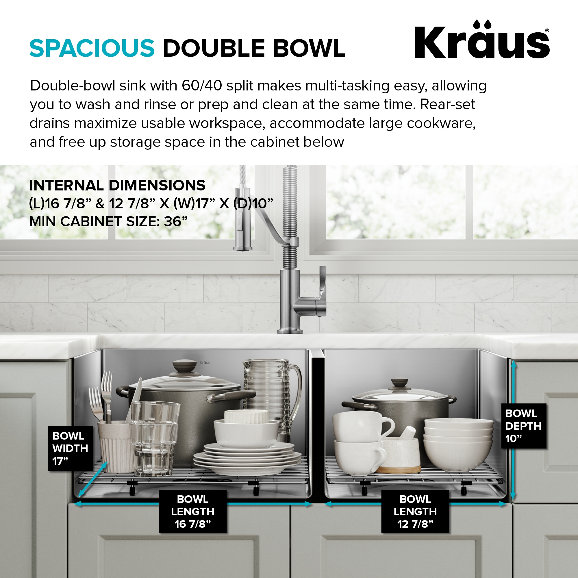 Kraus KHU103-33 Kitchen-Sinks - View #7