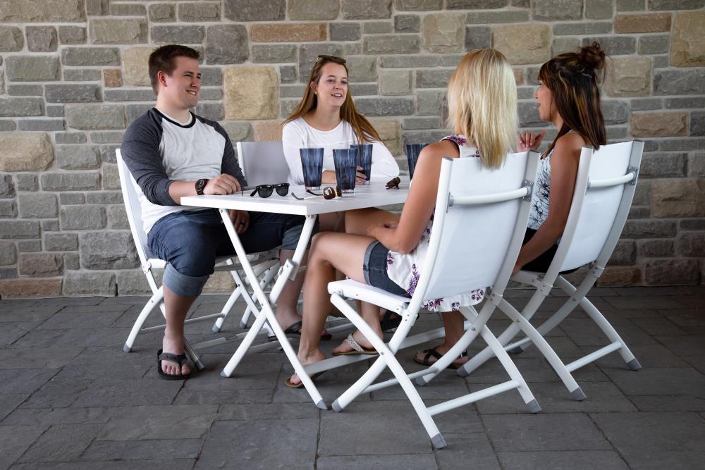 Vivere BRUC5-WH Patio-Conversation-Sets - View #3