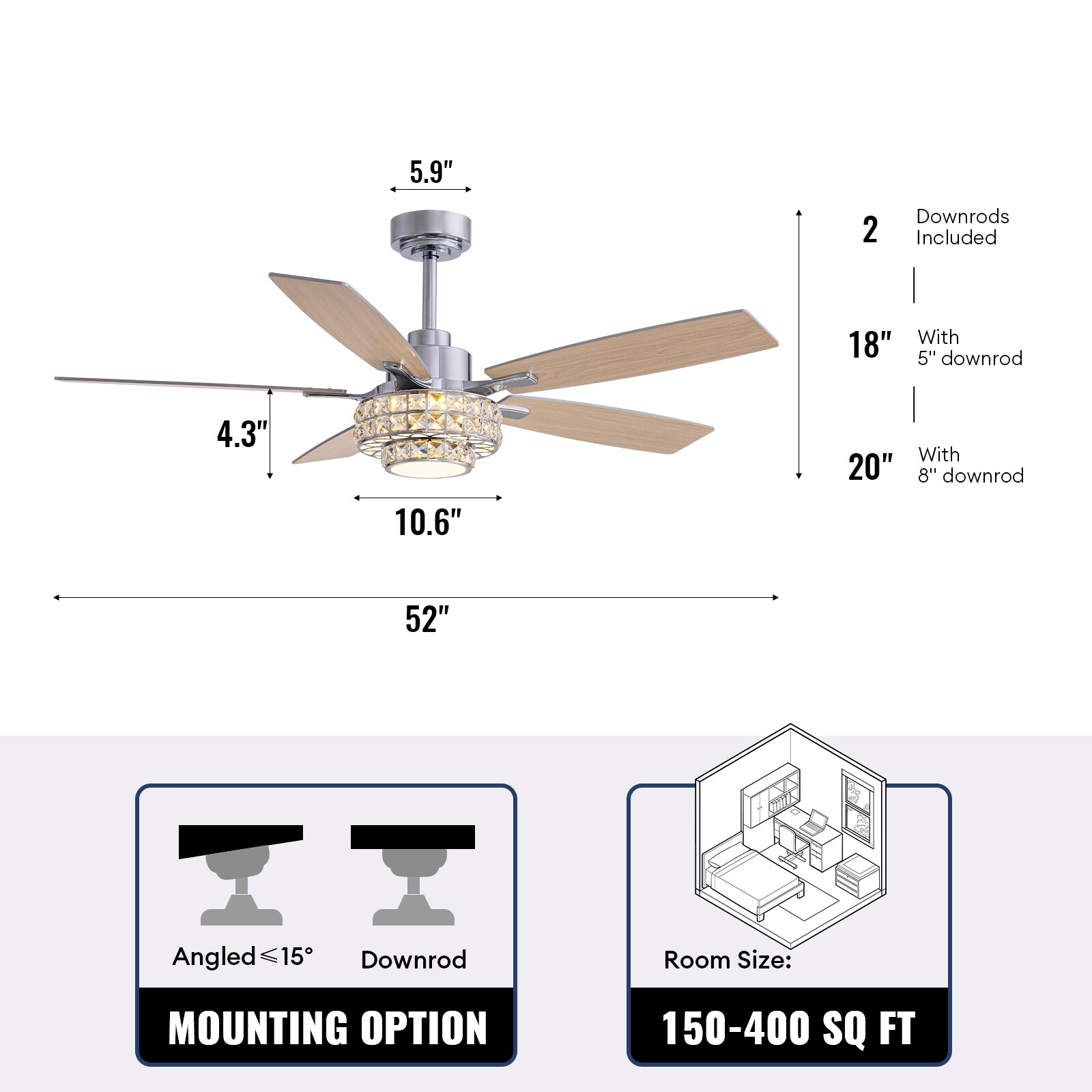 SILJOY WY001 Ceiling-Fans - View #7