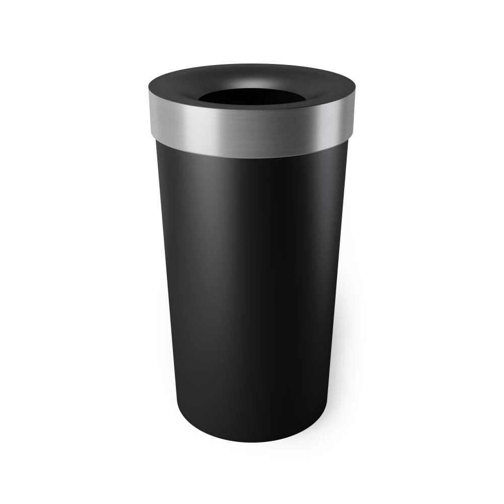 Vento Trash Can - Large, Open-Top Garbage Can, Umbra