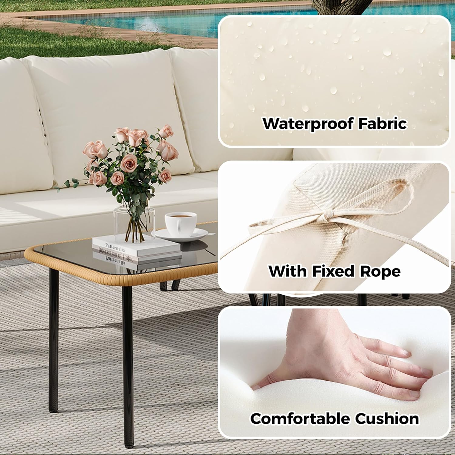 Qeetex LHF-HW-PHO-34UGWSA3 Patio-Conversation-Sets - View #6