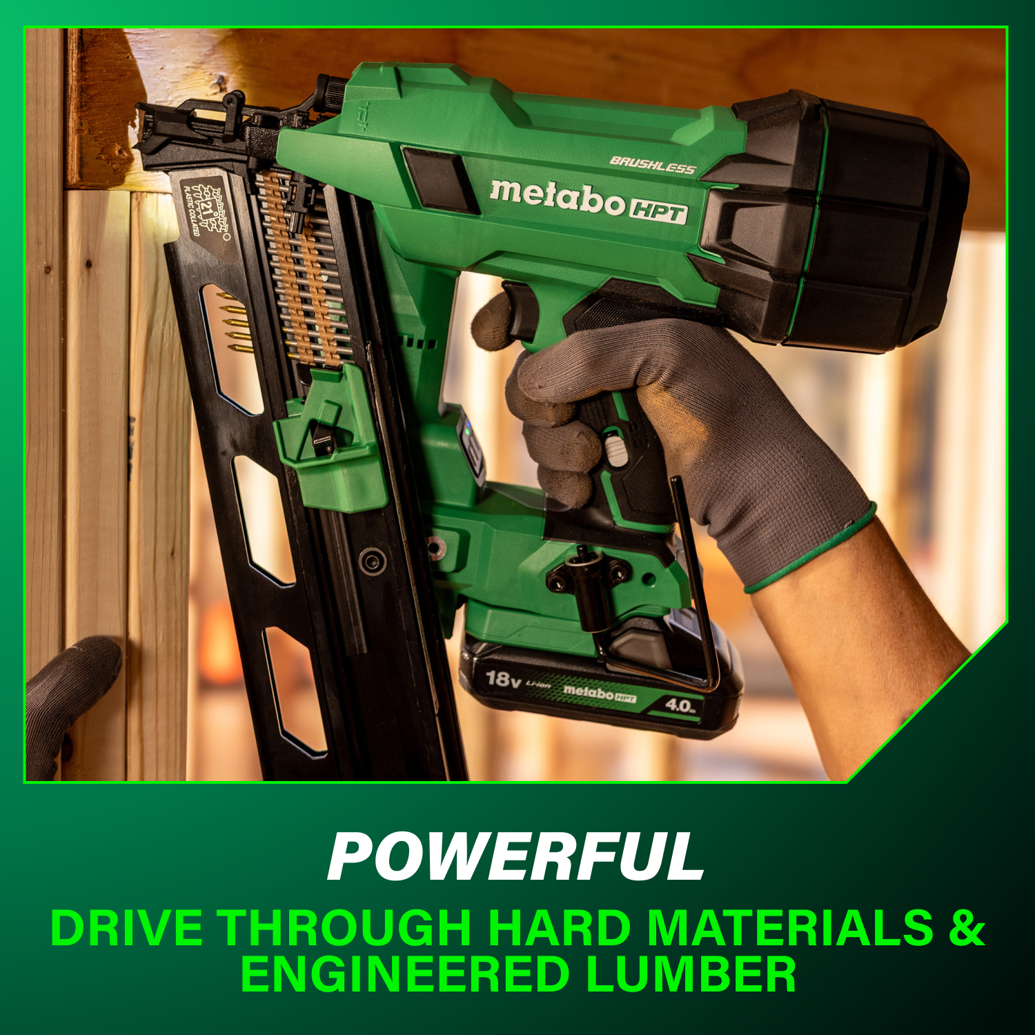 Metabo HPT NR1890DRAM Cordless-Nailer - View #7