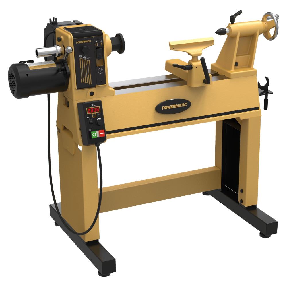 Powermatic 1792014AK 14.25-in x 20.25-in Variable Speed Wood Lathe