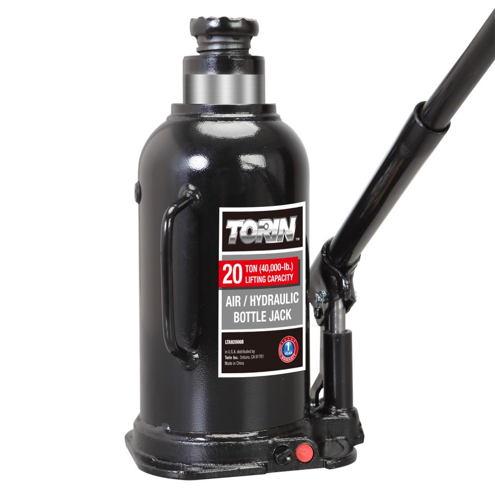 Torin 20 Ton Welded Hydraulic Bottle Jack in the Jacks department at Lowes. com