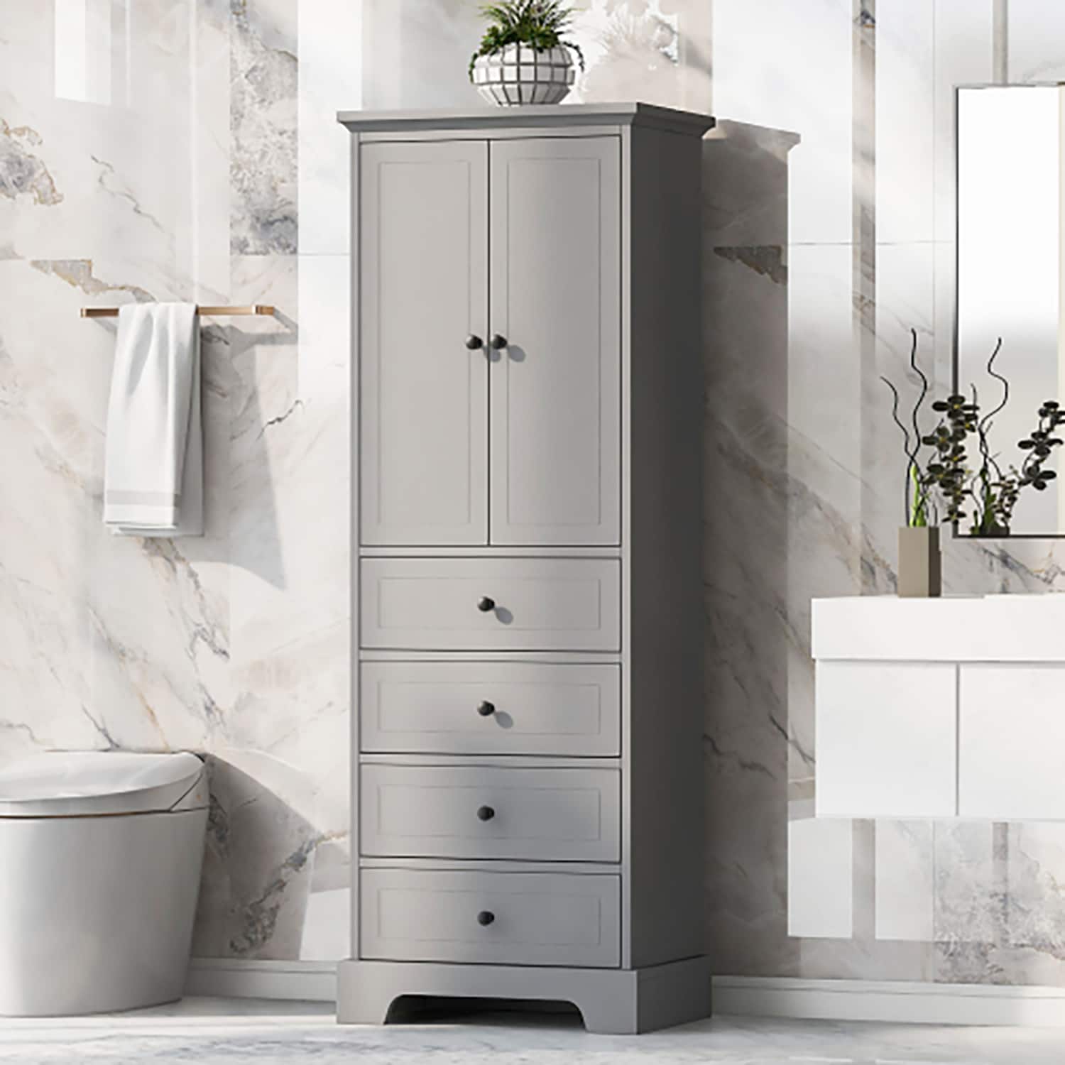 GZMR OLF-7891-LC Linen-Cabinets - View #2