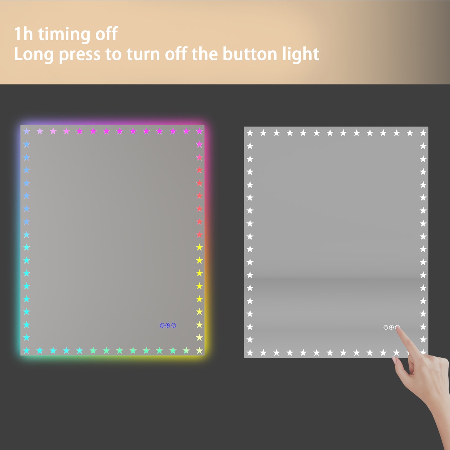SINOFURN SYA760163SL Framed-Bath-Mirrors - View #8
