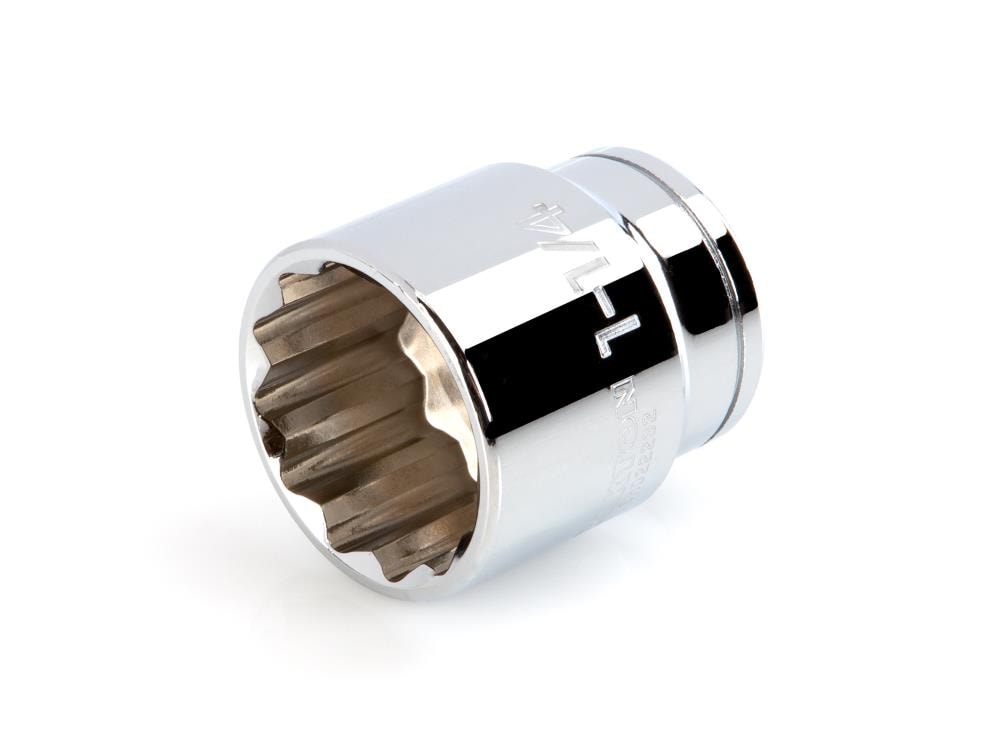 TEKTON SHD22232 1/2-in Drive Standard (SAE) 1-1/4-in Shallow Socket