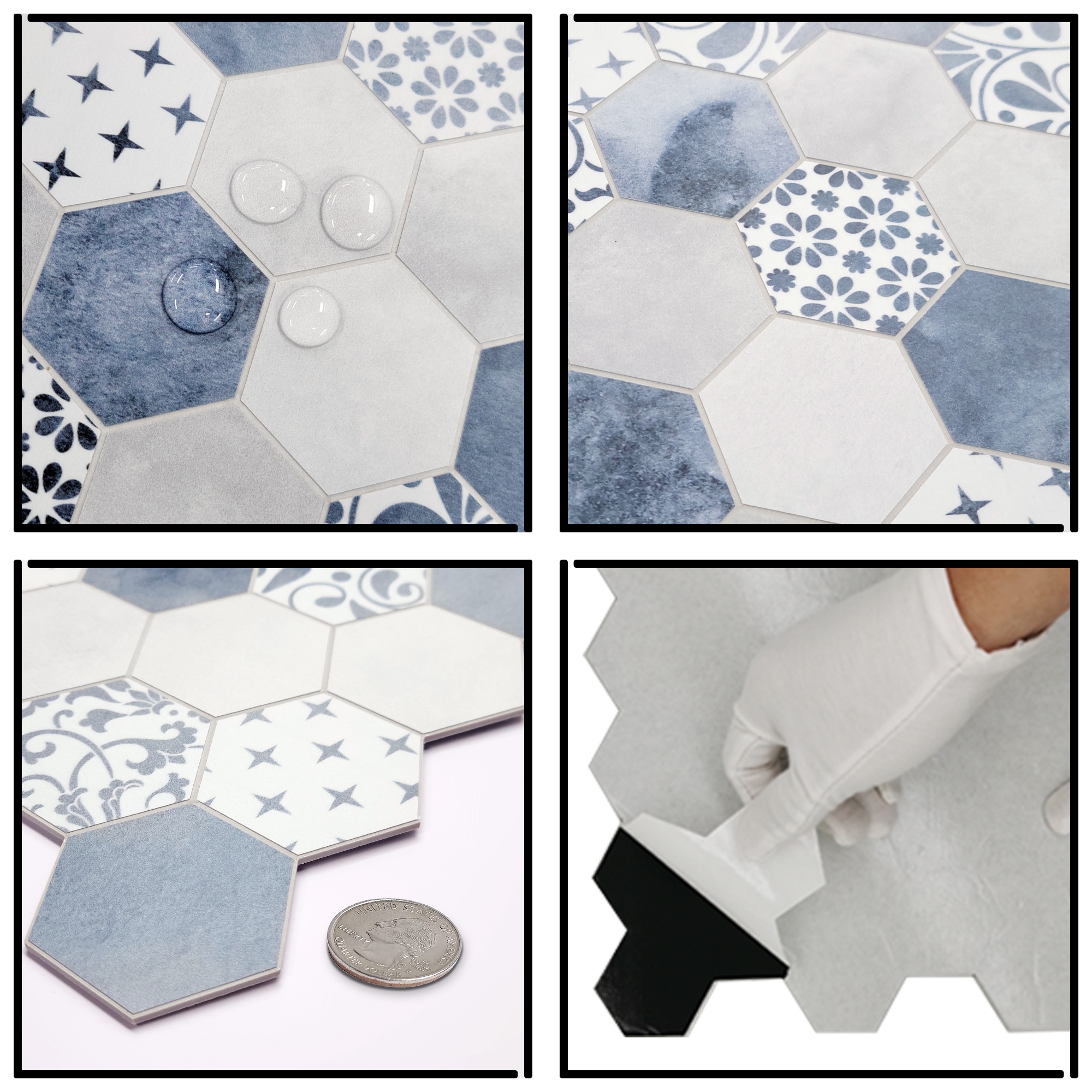 SUNWINGS HEX48-GREY-10 Ceramic-Tile - View #8