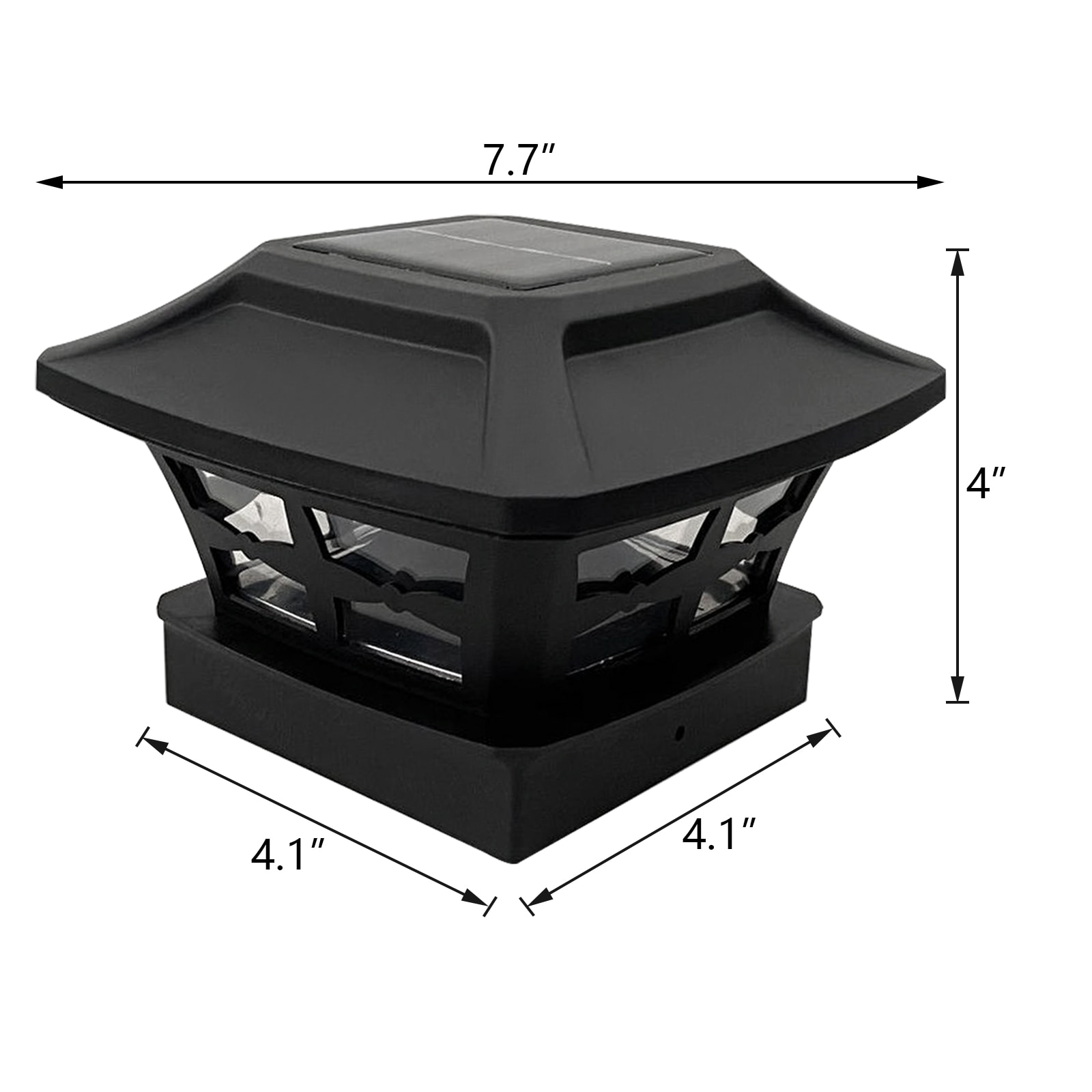 Solar post on sale caps lowes