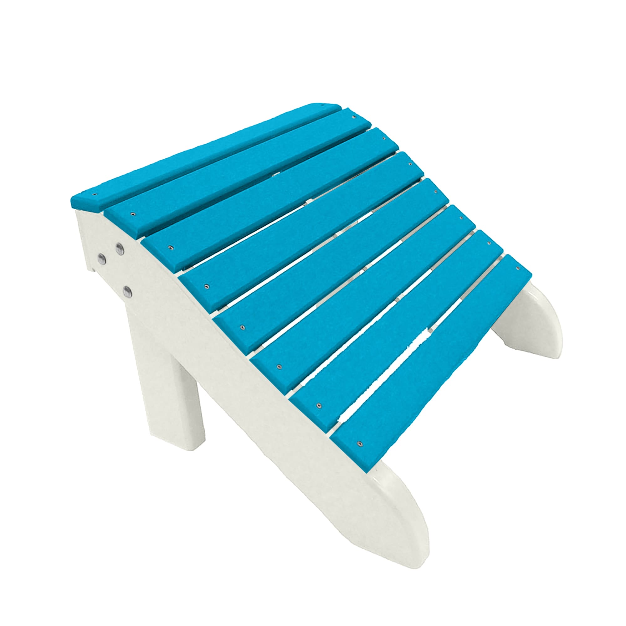 Perfect Choice Furniture Classic Weather-All Aruba Blue-white Poly ...