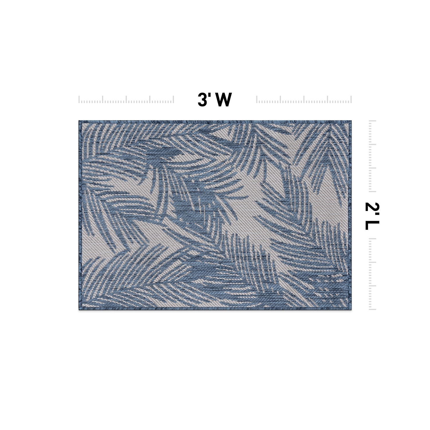 World Rug Gallery 117BLUE2X3 rugs - View #3