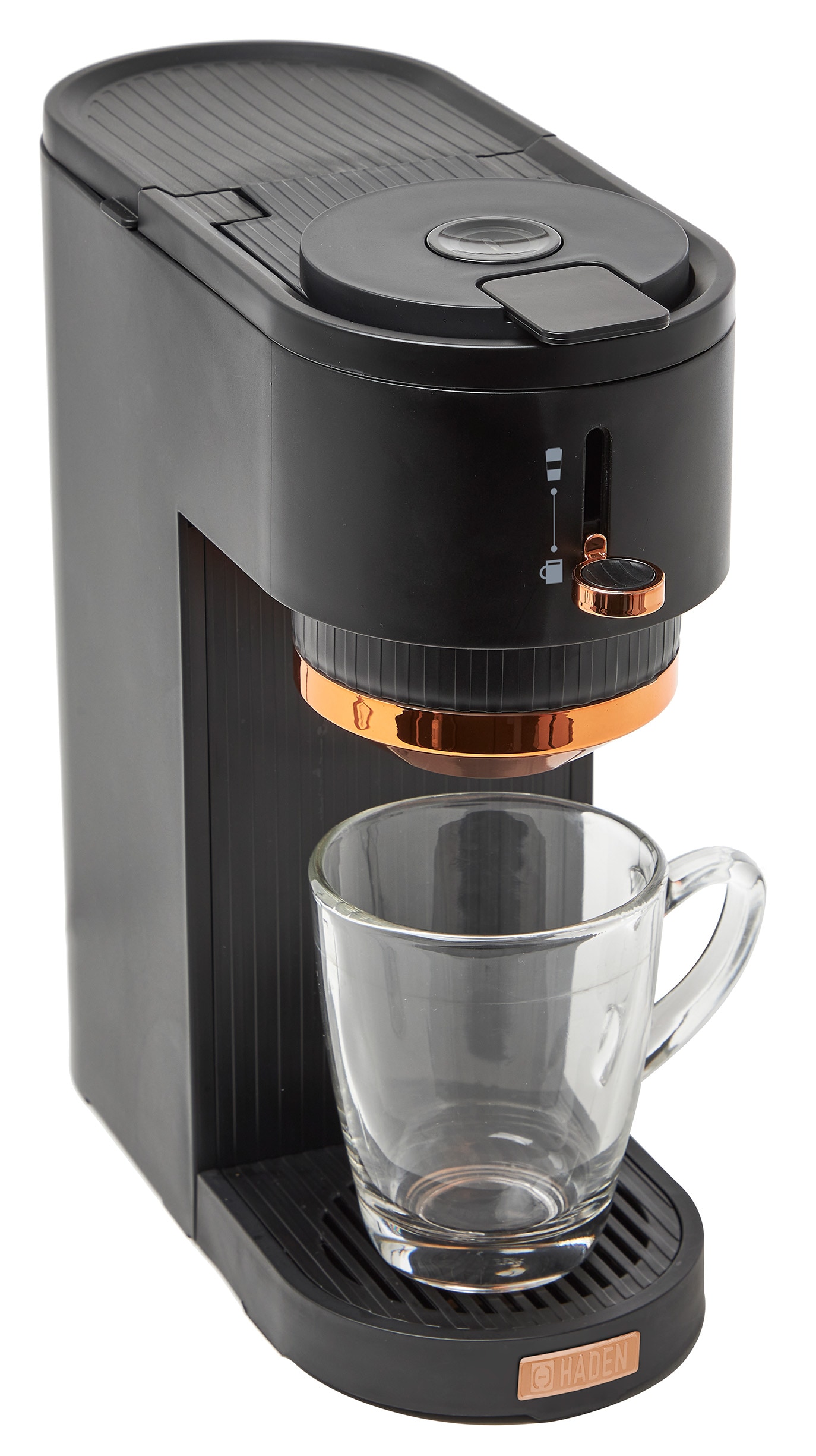 Haden Heritage 12-Cup Programmable Coffee Maker - Ivory / Copper