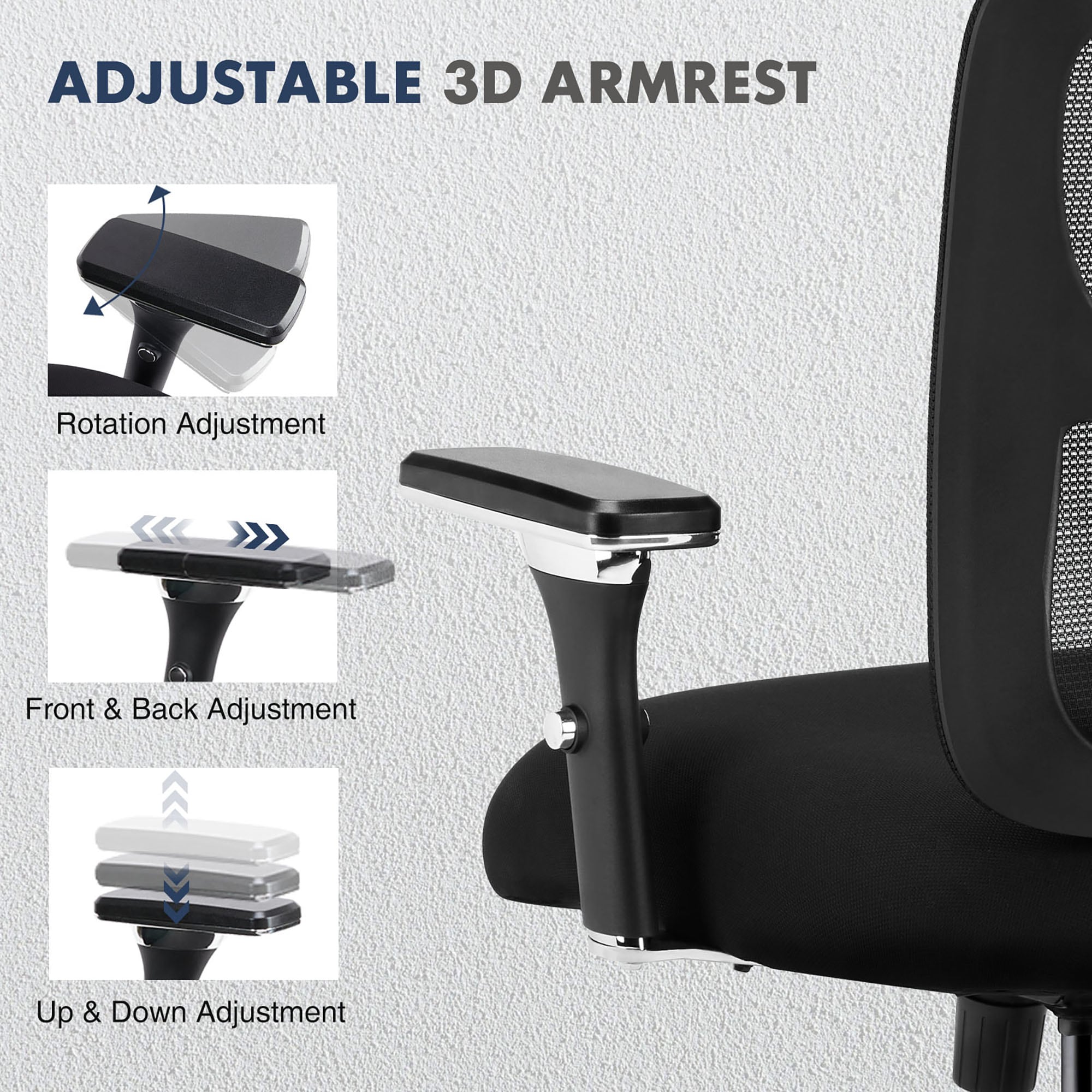 GZMR HM-3126-BEI Office-Chairs - View #5