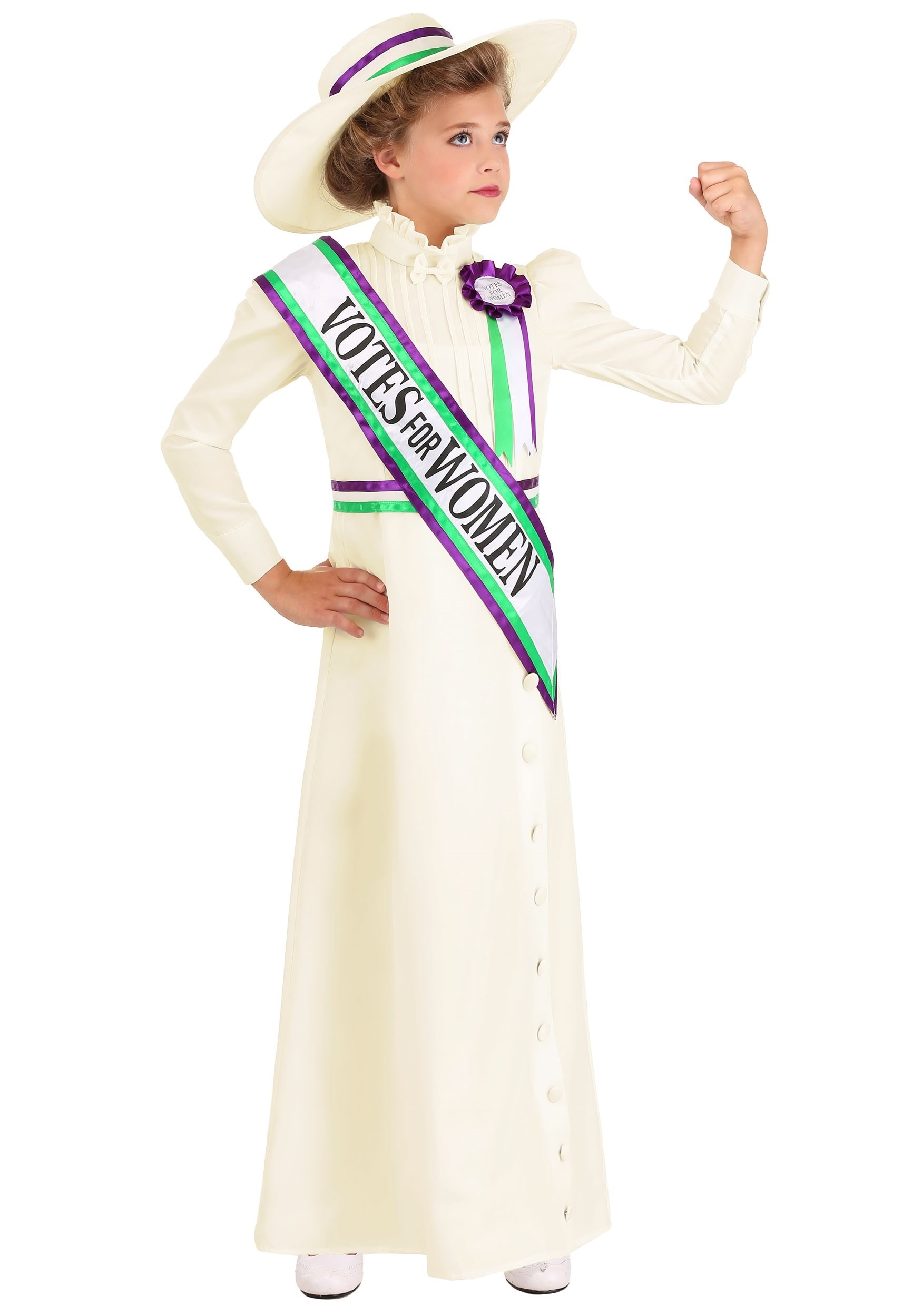 HalloweenCostumes.com FUN3040CH-XL FUN Costumes Susan B Anthony Kids Costume X-Large