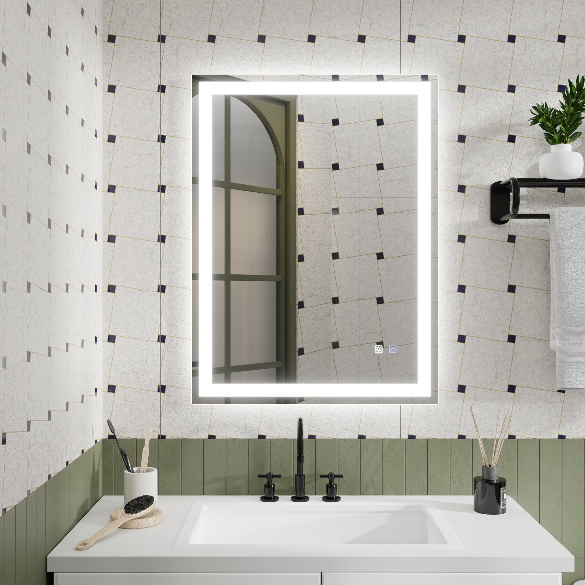 ExBrite JQBM2436FBVC Framed-Bath-Mirrors - View #18