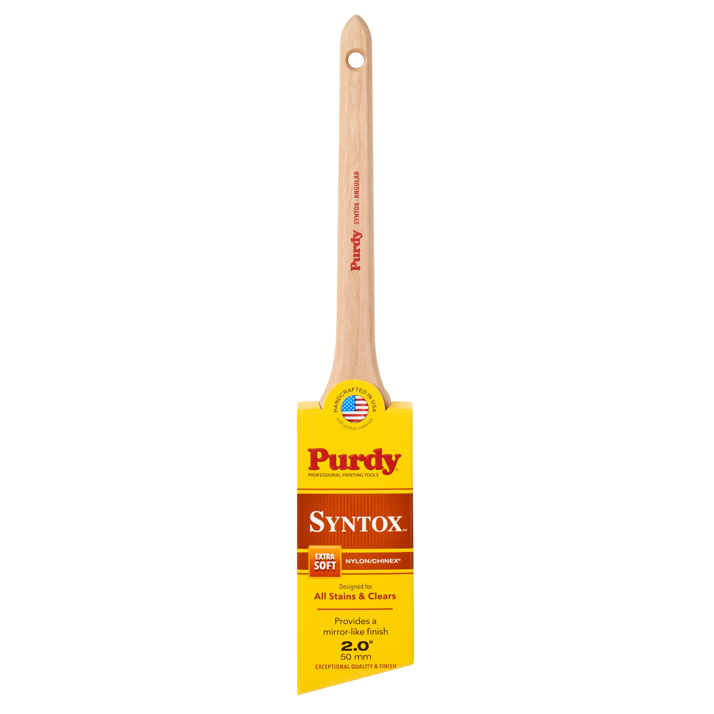 Purdy 144403620 Angular 2-in Reusable Nylon Angle Paint Brush (General Purpose Brush)