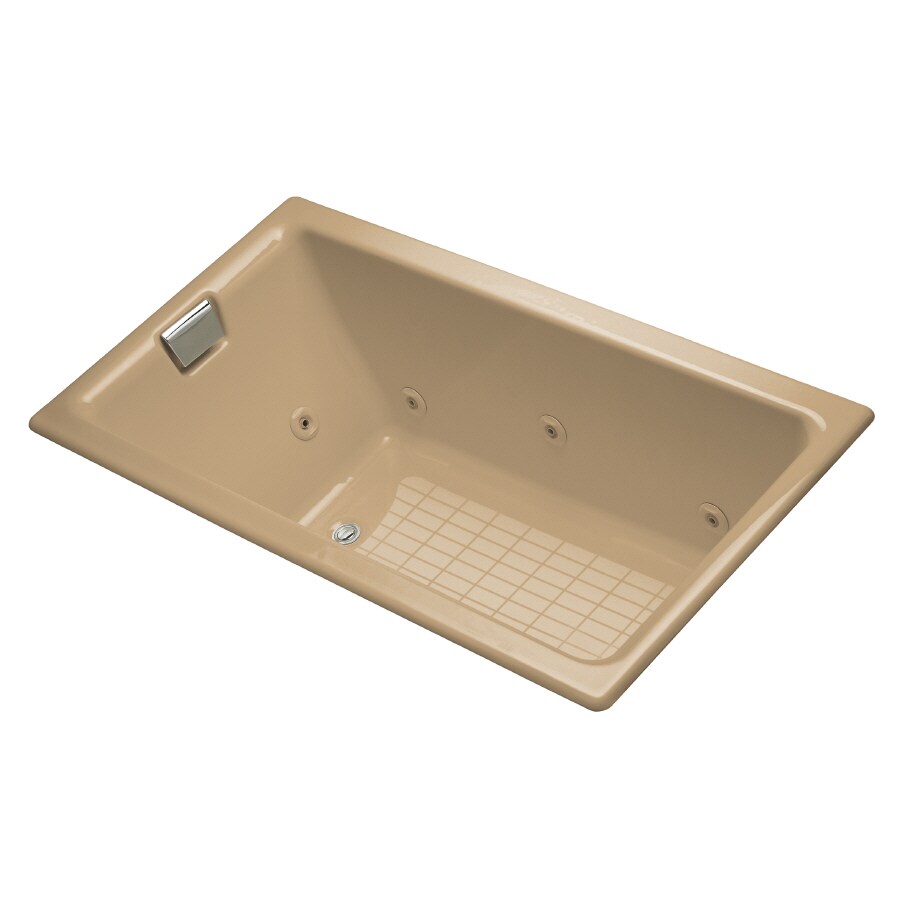 KOHLER 856-LH-33 36-in x 66-in Mexican Sand Cast Iron Whirlpool Tub