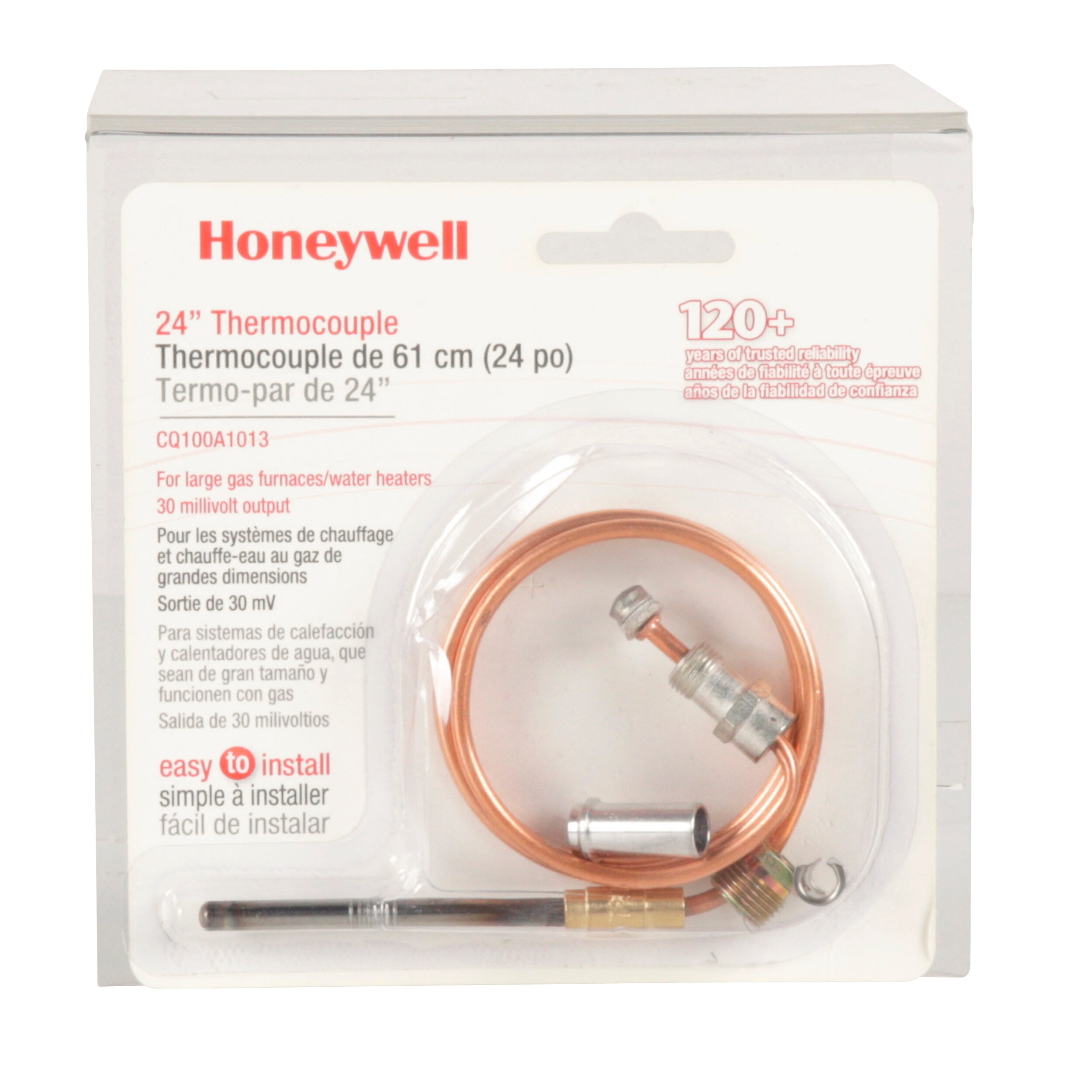 Honeywell Home CQ100A1013 24-Inch Water Heater Thermocouple