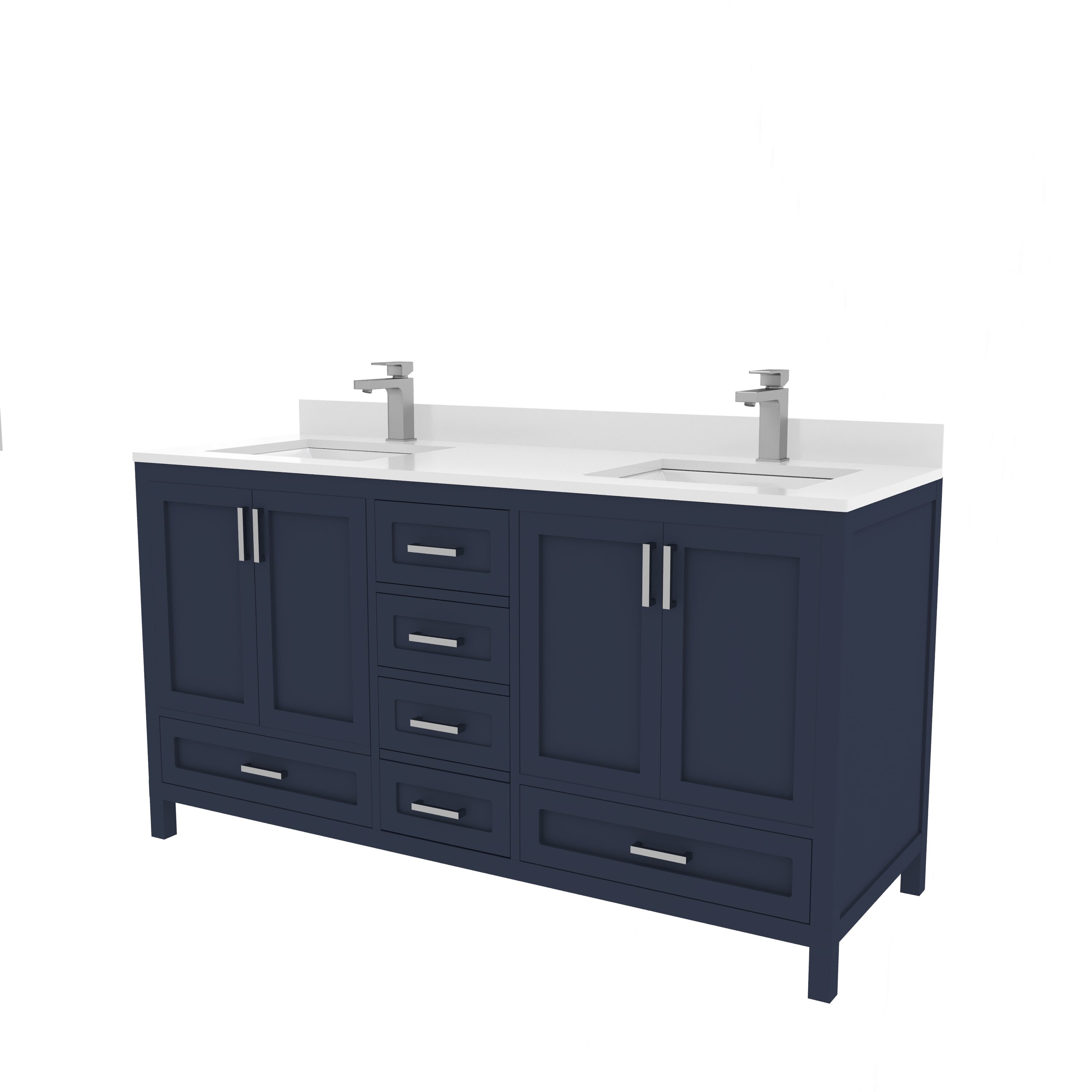 Ayna Decors AVR60NB3122 Bath-Vanity-Combo - View #5
