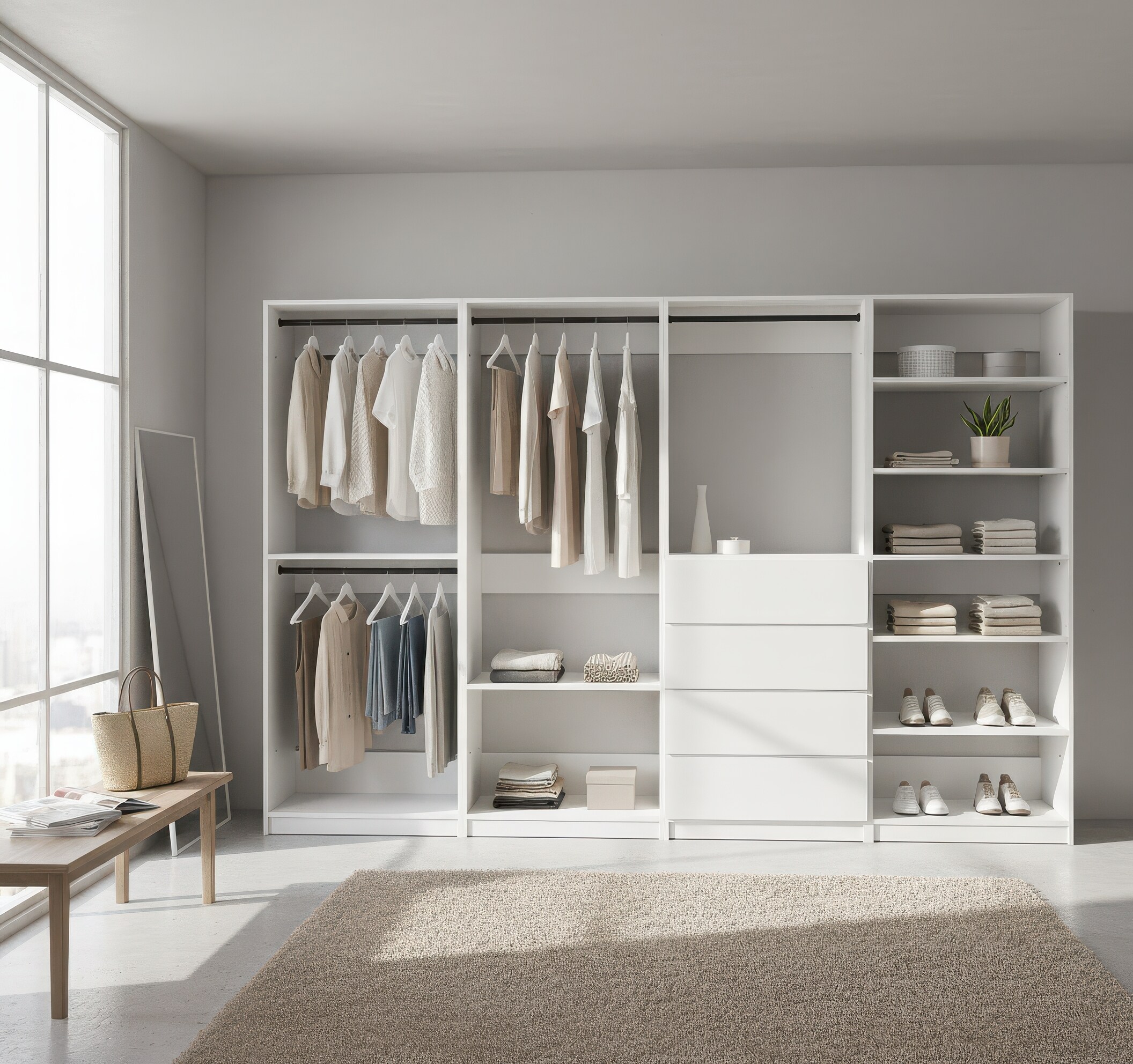 LOVMOR SF-J-B040S00136 Wood-Closet-Shelves - View #5