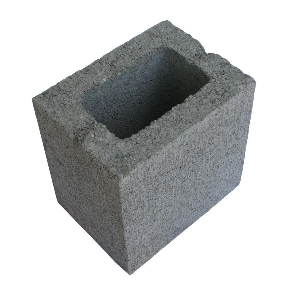  62243 6-Inches W x 8-Inches H x 16-Inches L Cored Concrete Block