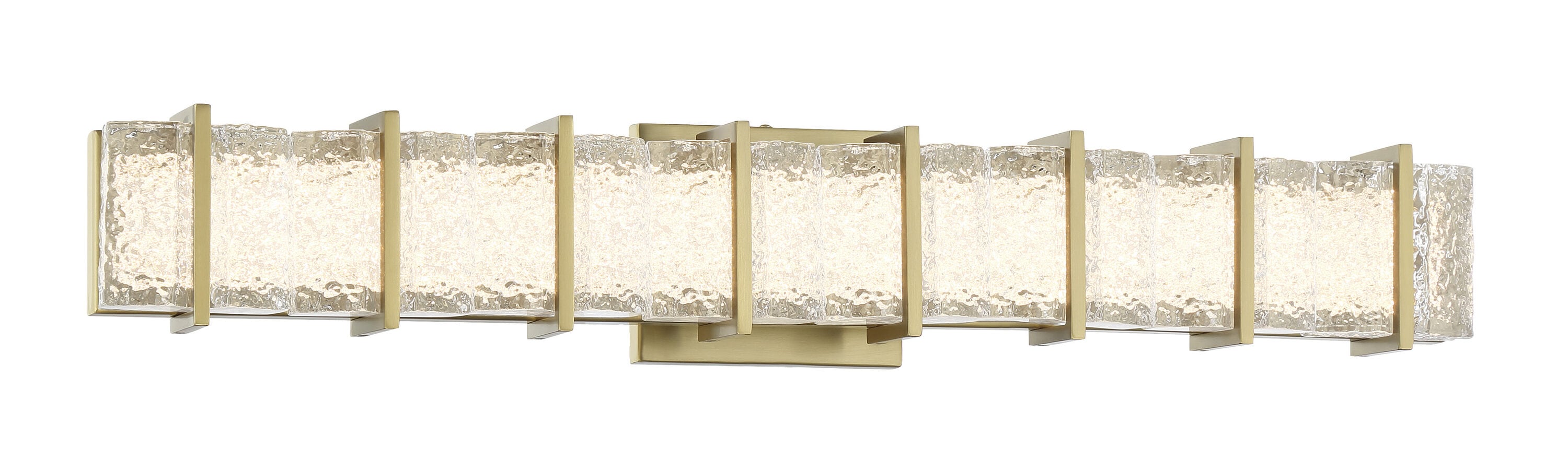 Minka Lavery 2413-695-L Sevryn 27.5-in 1 -Light Satin Brass Integrated LED Modern/contemporary Vanity light bar