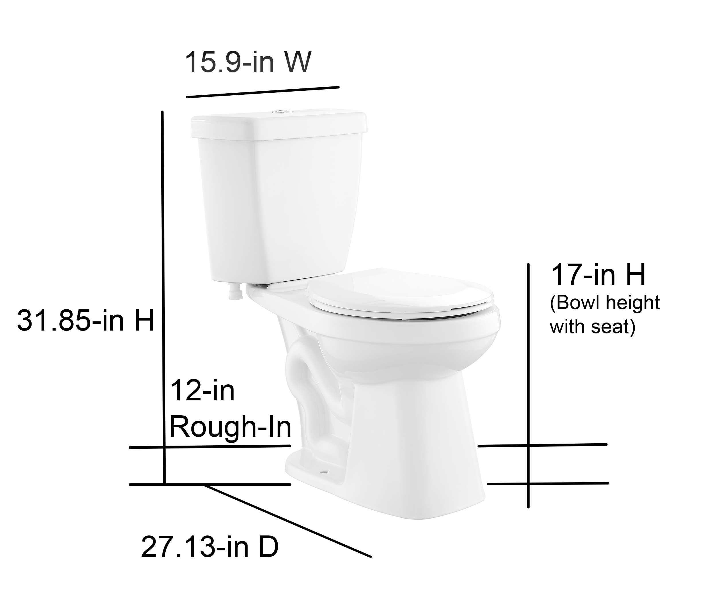 Project Source MT-20205P toilets - View #7