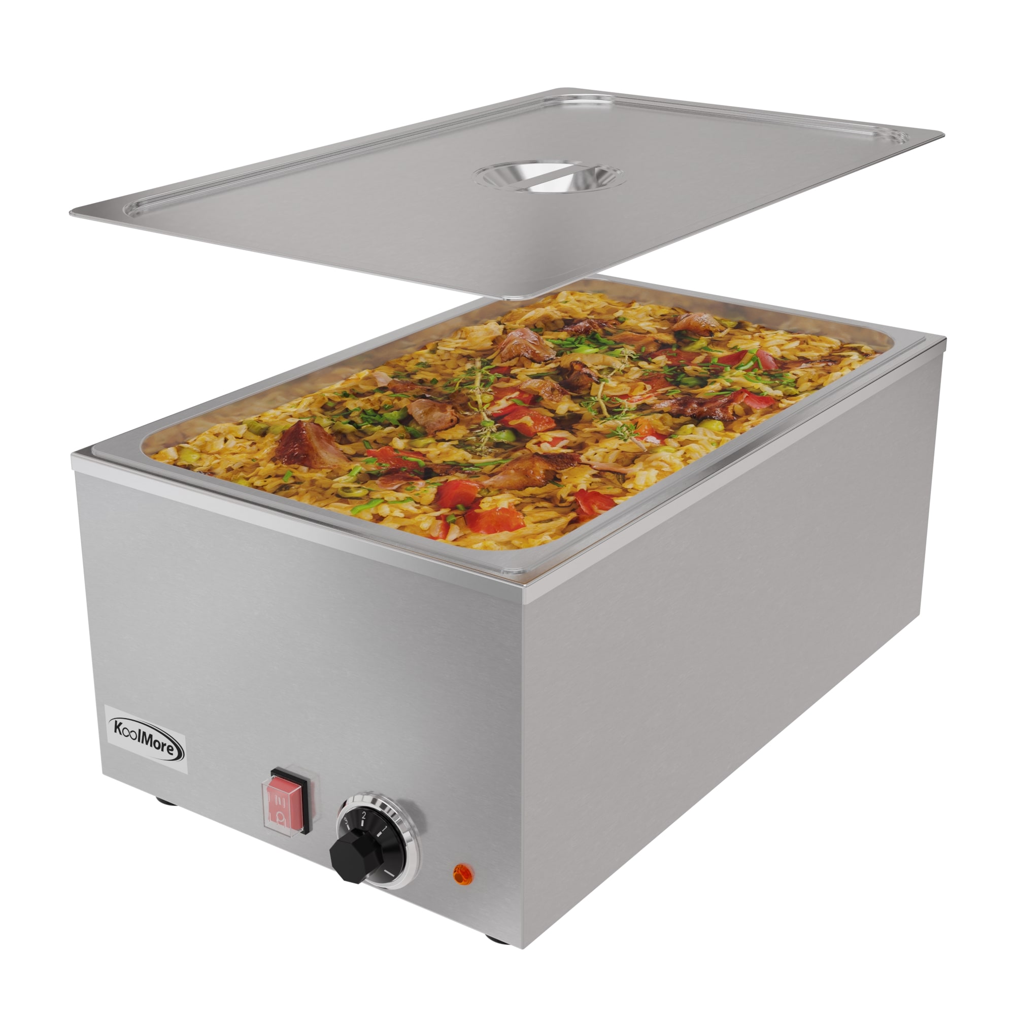 KoolMore CTWT-1T-21QT 1-Station 21-Quart Commercial Electric Buffet Server