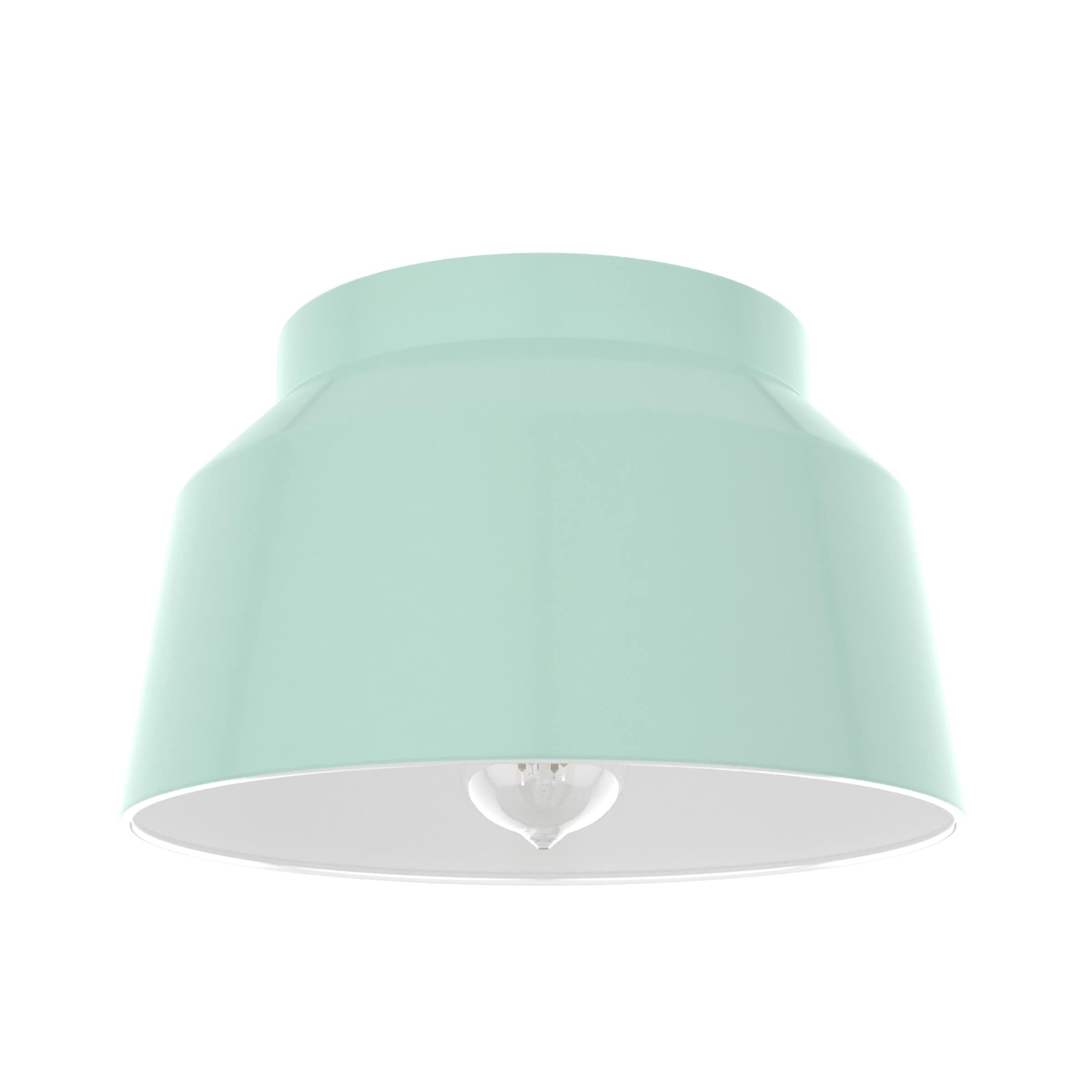 Hunter 19171 Cranbrook 1 -Light 11.5-in Matte Green Flush Mount Light