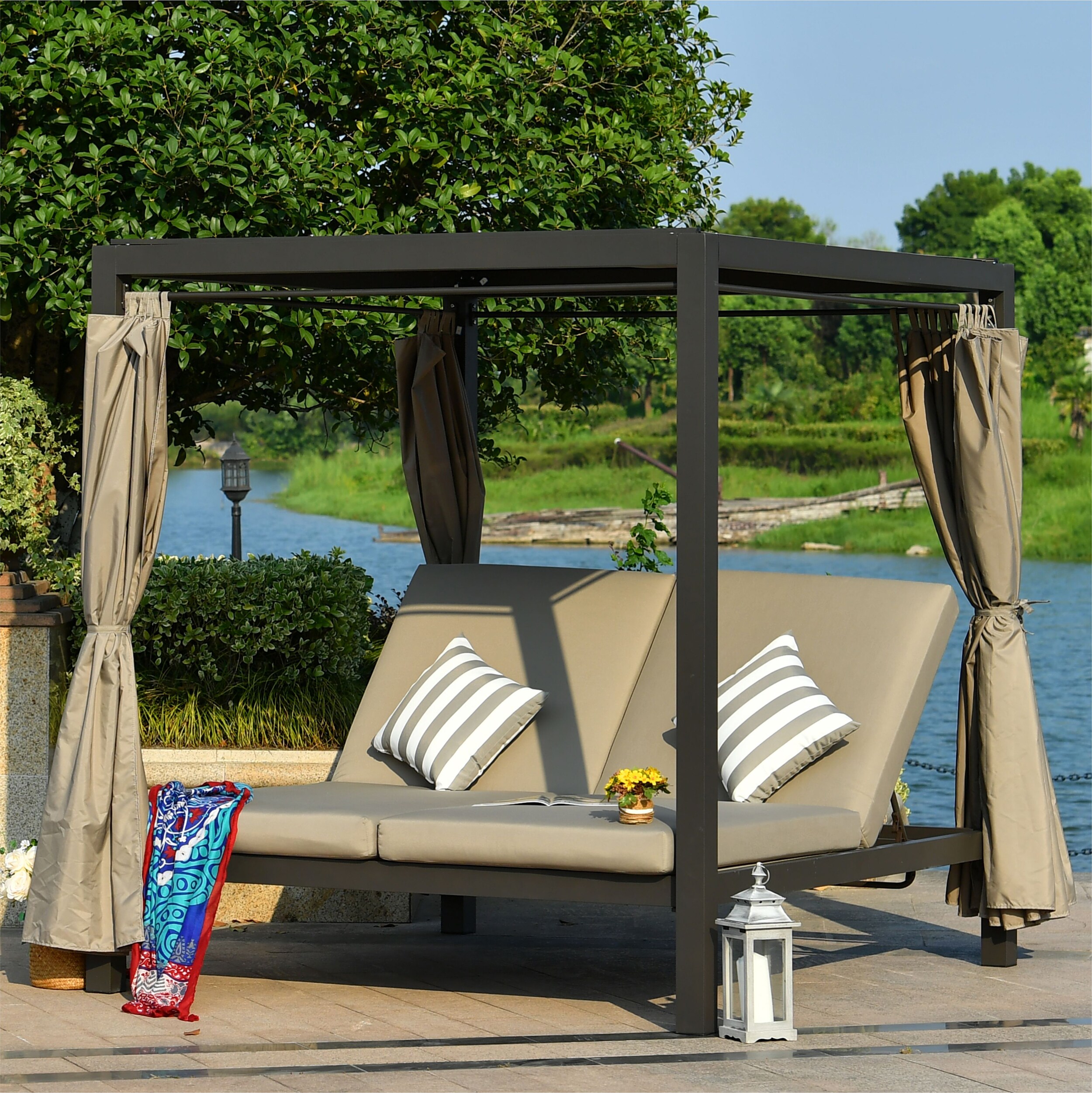 Moda Furnishings MOL-1129B Patio-Chairs - View #3