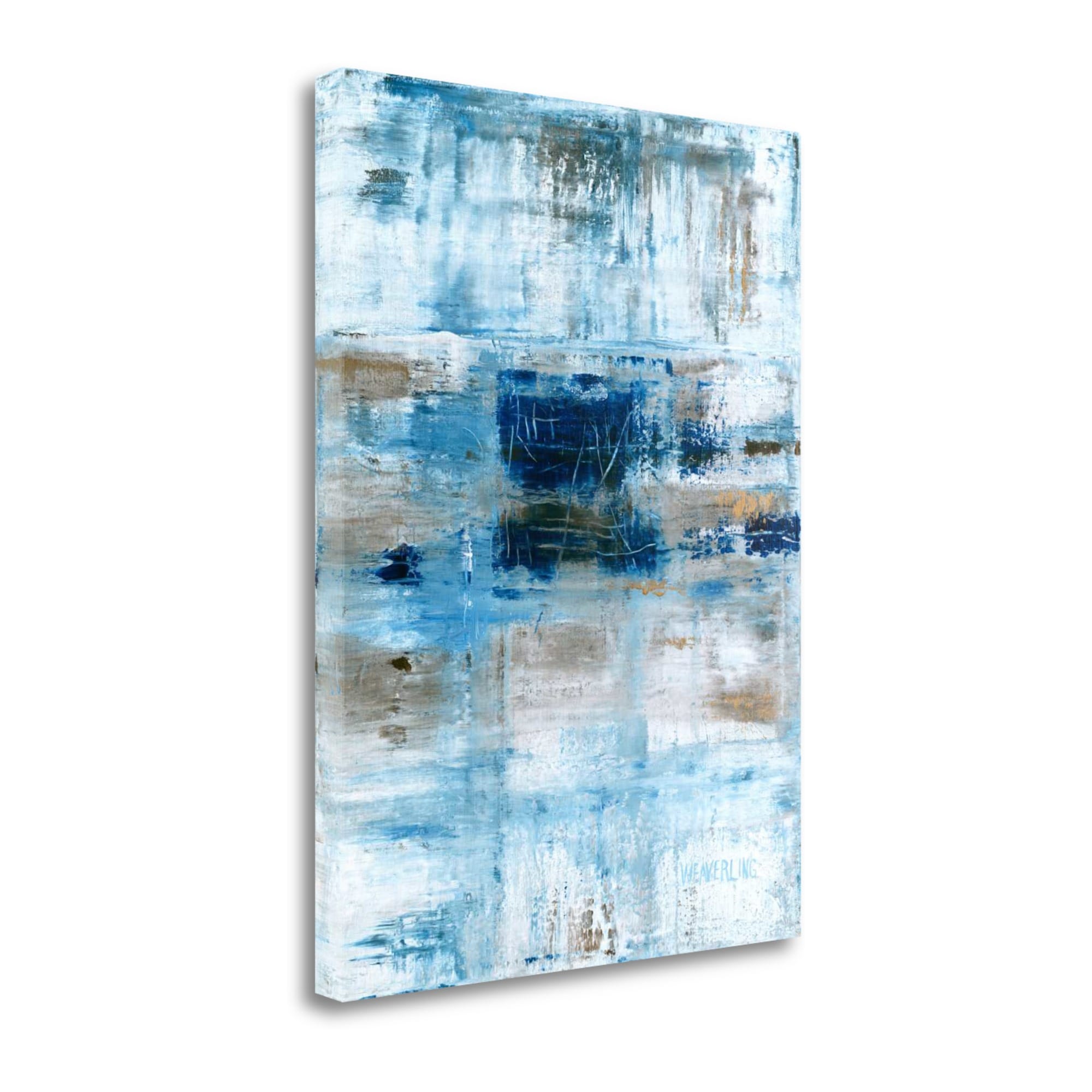 Tangletown Fine Art ICW749D-2838C Heaven Julie Weaverling 38-in H x 28-in W Abstract Print on Canvas