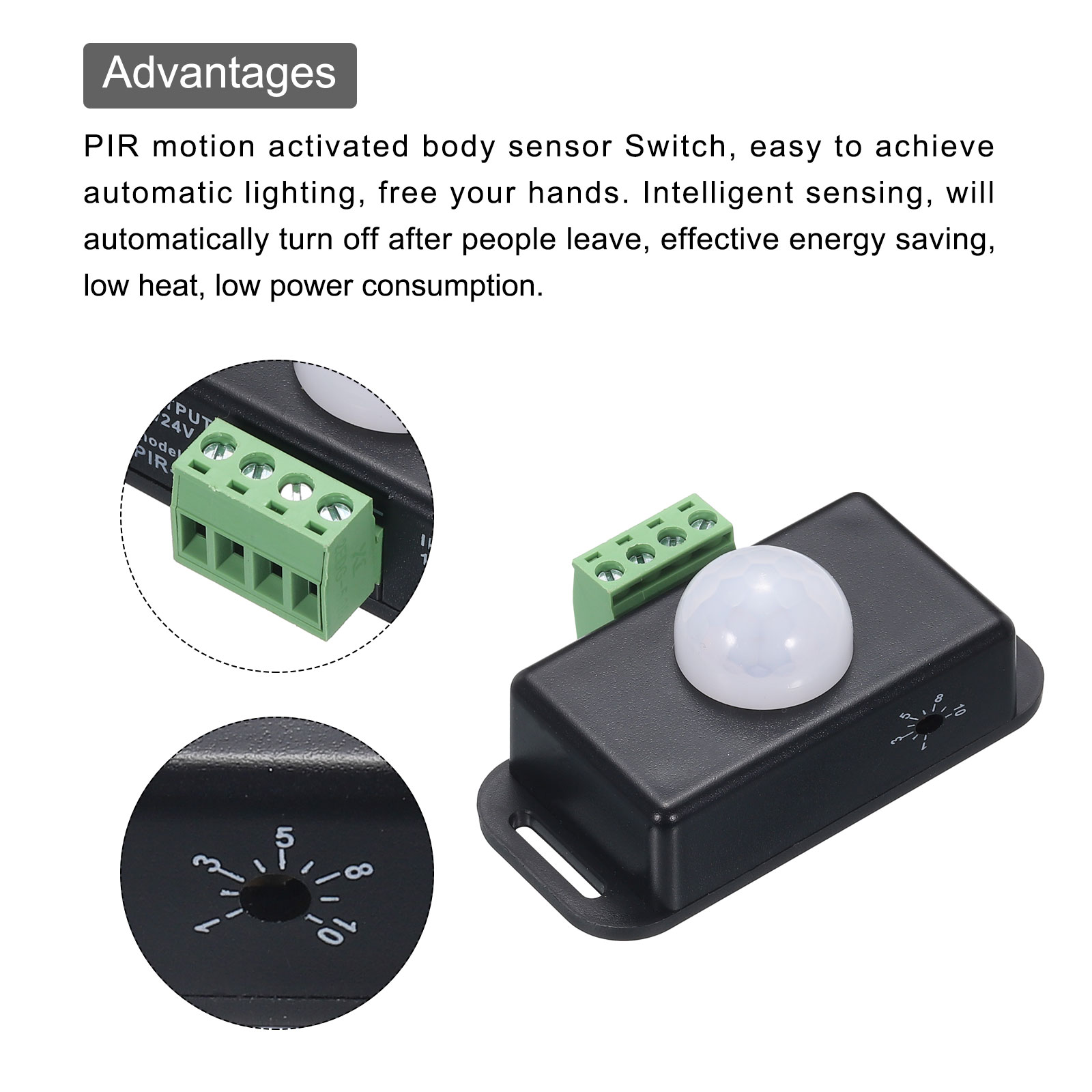 Unique Bargains S25072801UX1085 Outdoor-Motion-Light-Sensor-Adapters - View #4