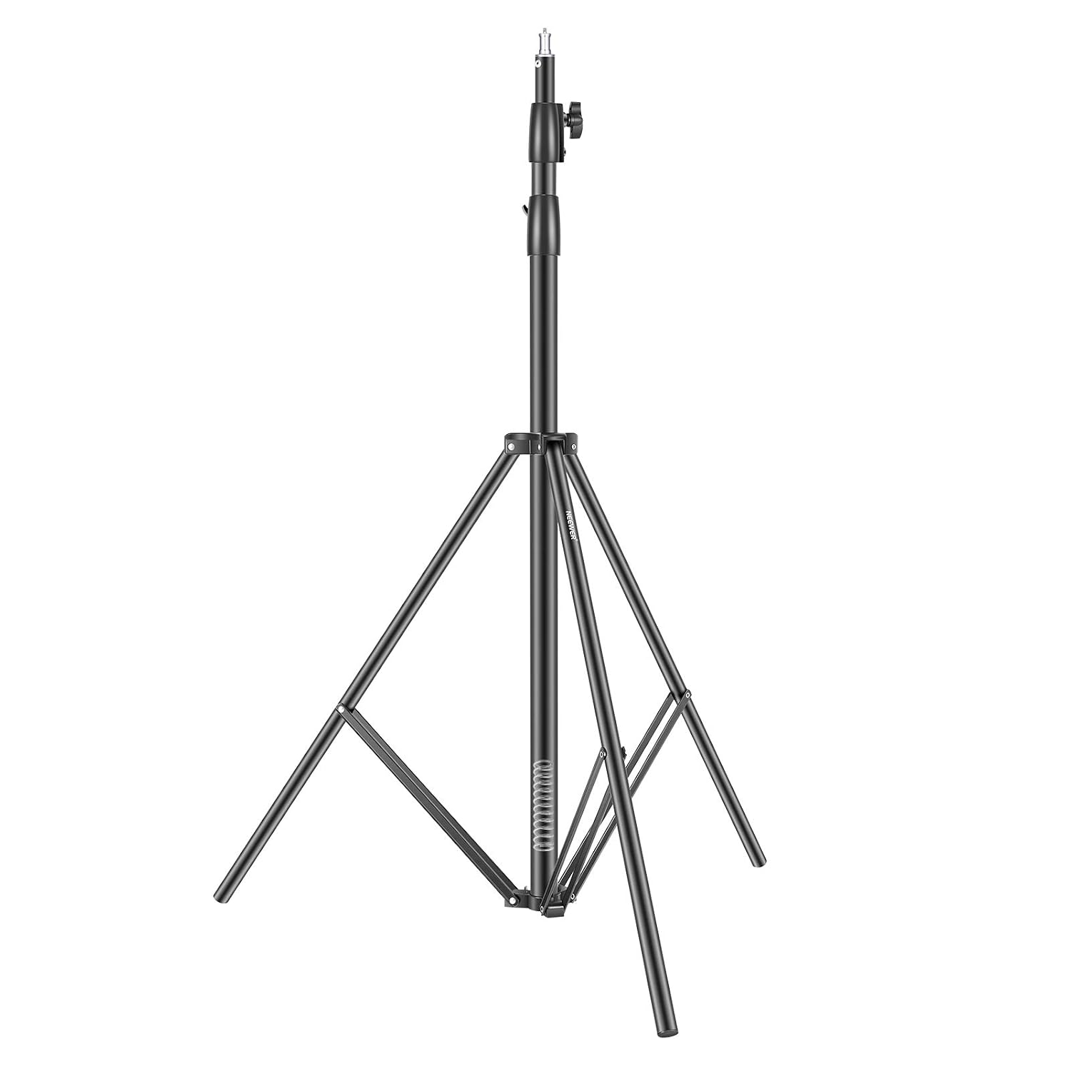 NEEWER Heavy Duty Adjustable Metal Light Stand 10 Ft Spring Cushioned Tripod for Softbox Flash Monolight and Ring Light