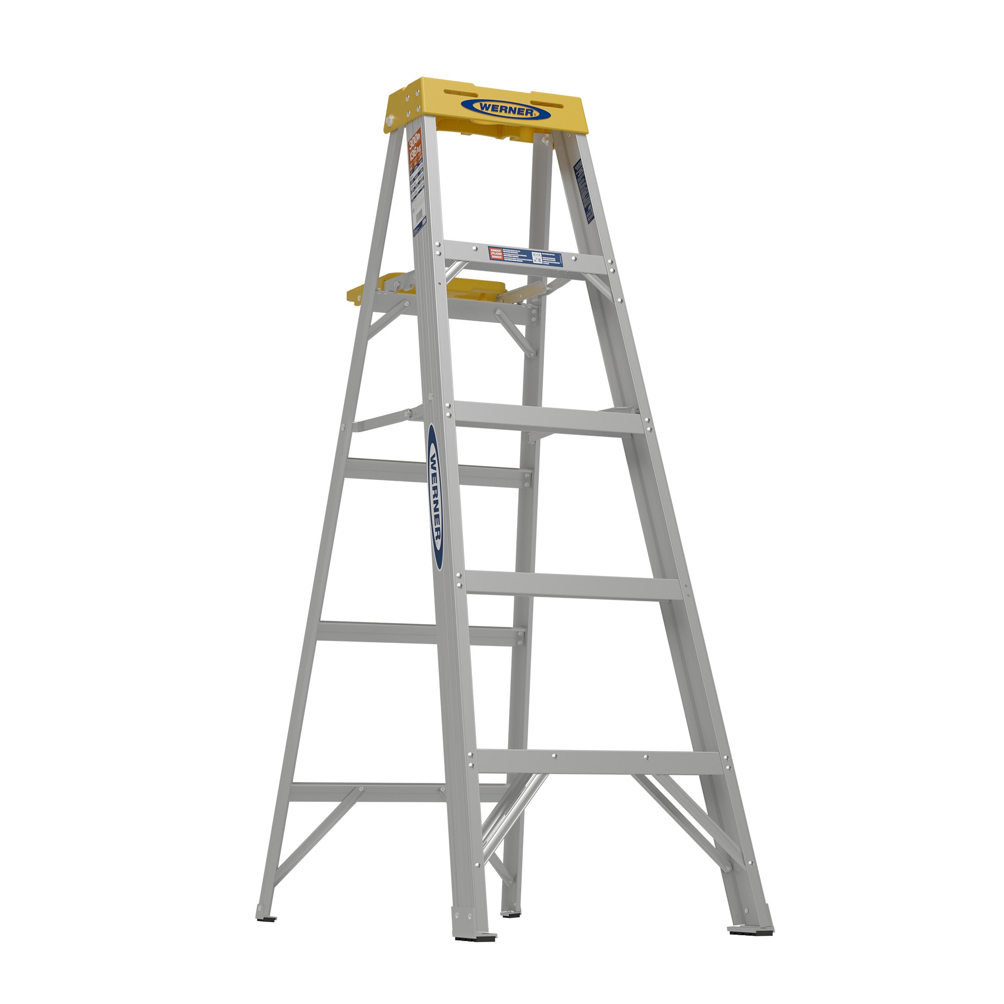 Werner 5-ft Aluminum 300-lb Type iA Step Ladder 375