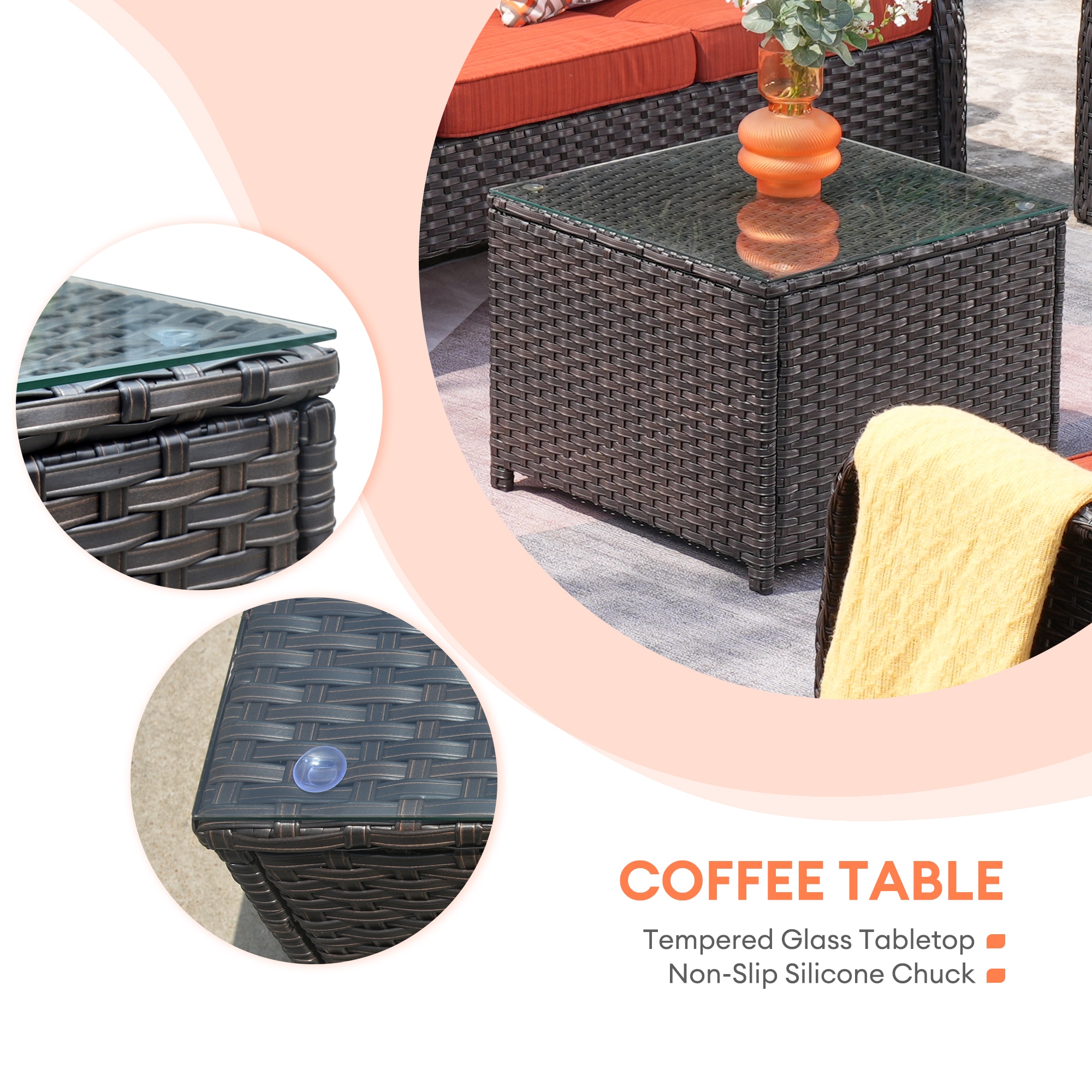 XIZZI XIXCTL8153T Patio-Conversation-Sets - View #7