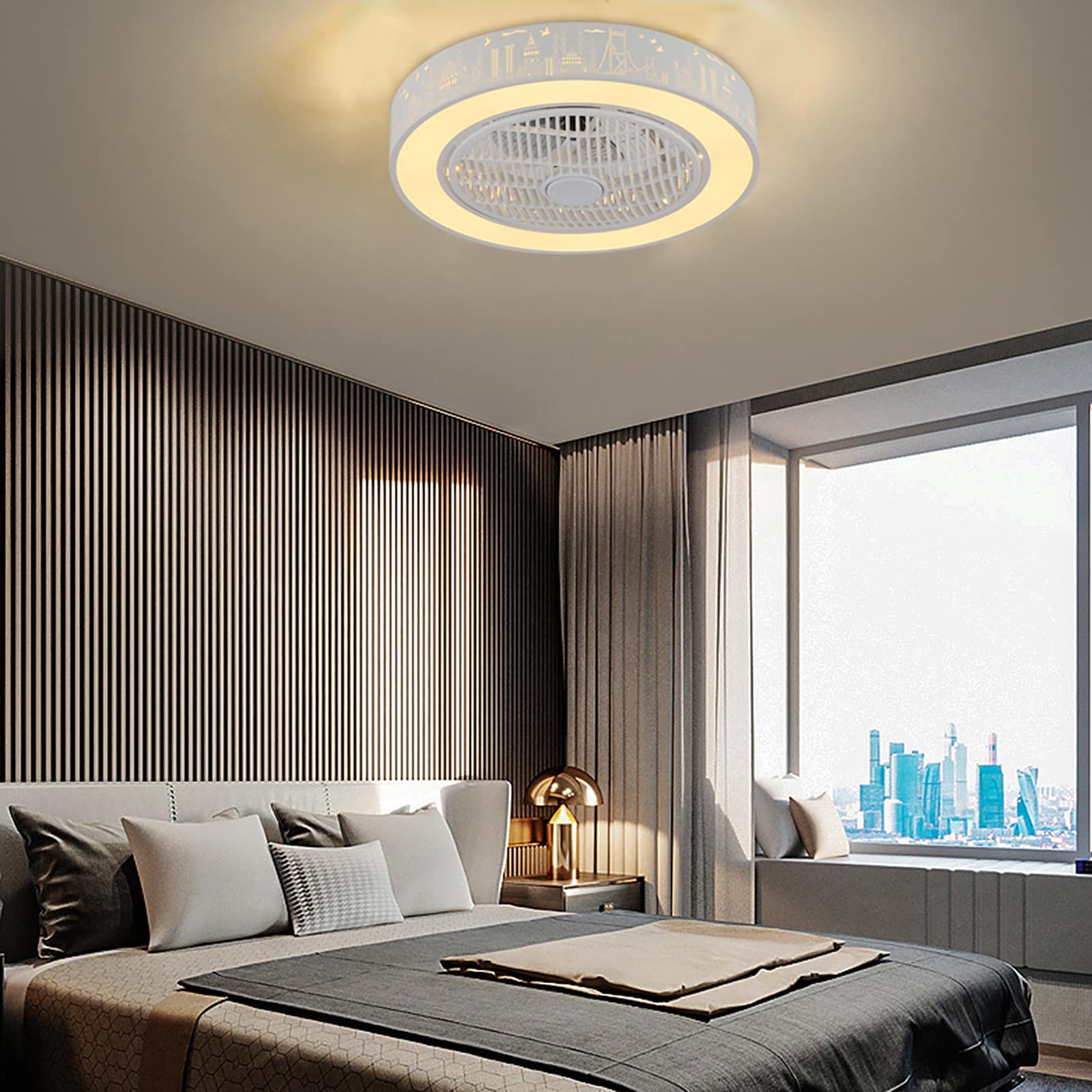 Oukaning HG-HJWJL-6385-US Ceiling-Fans - View #7