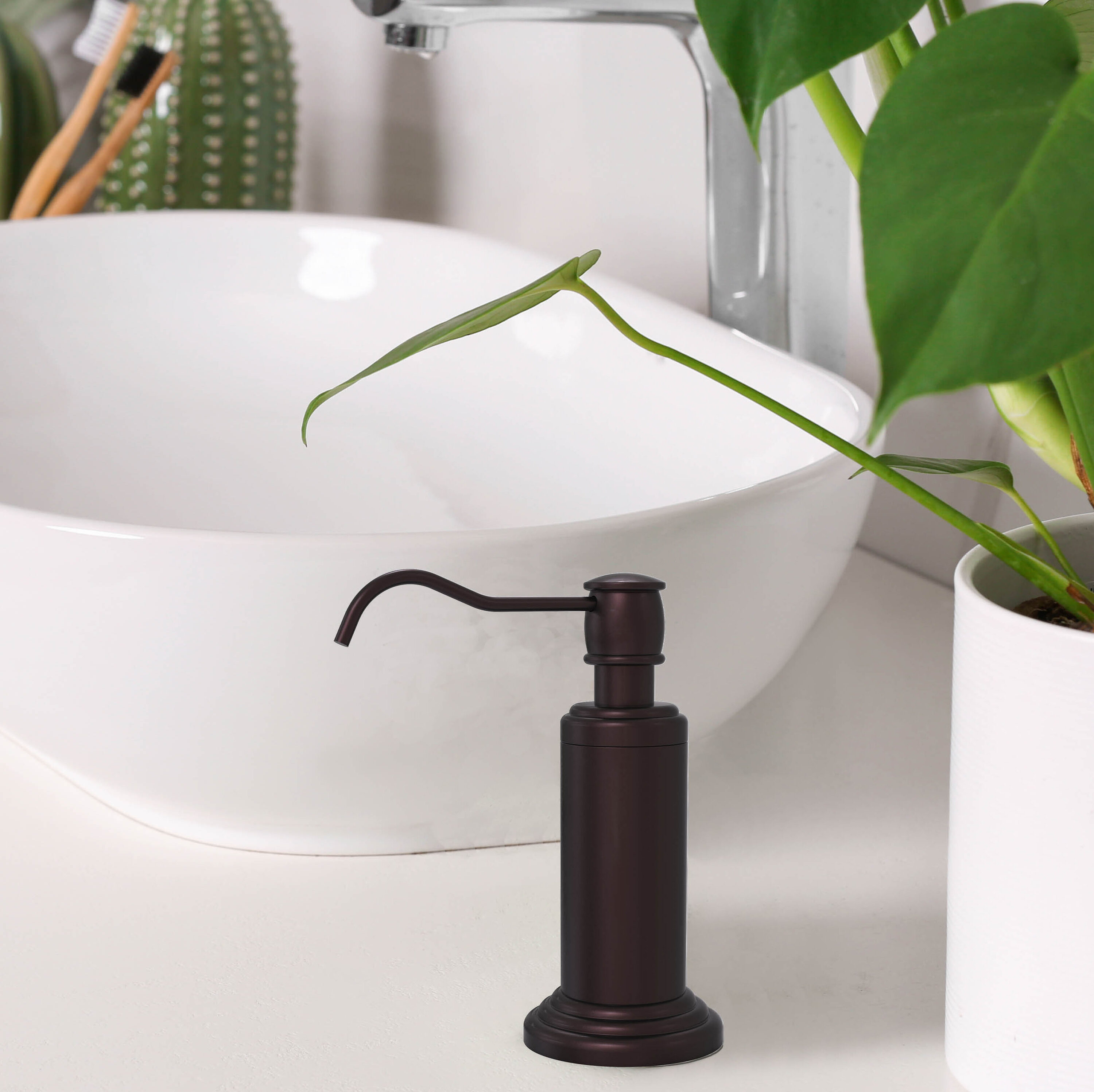 Allied Brass WP-61-ABZ Soap-Lotion-Dispensers - View #3