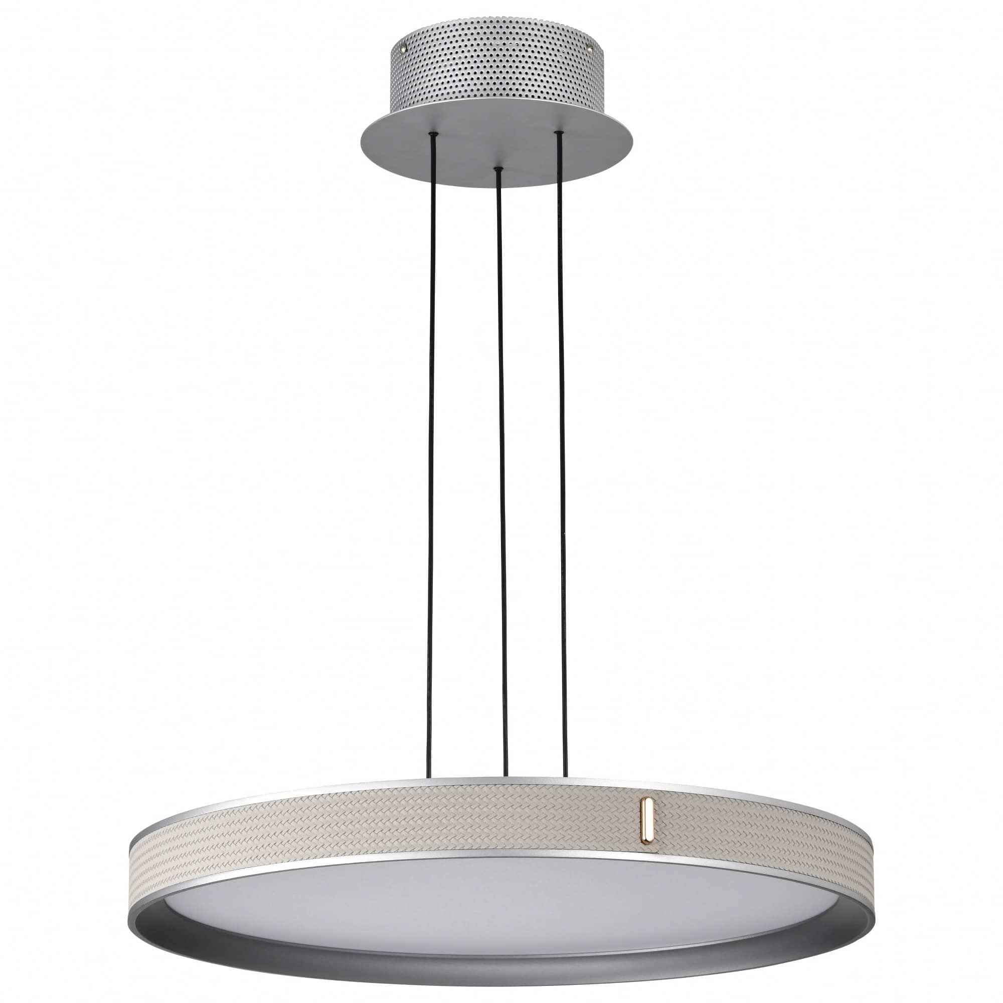 Nuvo Lighting A-NUVO-62/3021 Bandon - Light Gray LED Steel Pendant Light