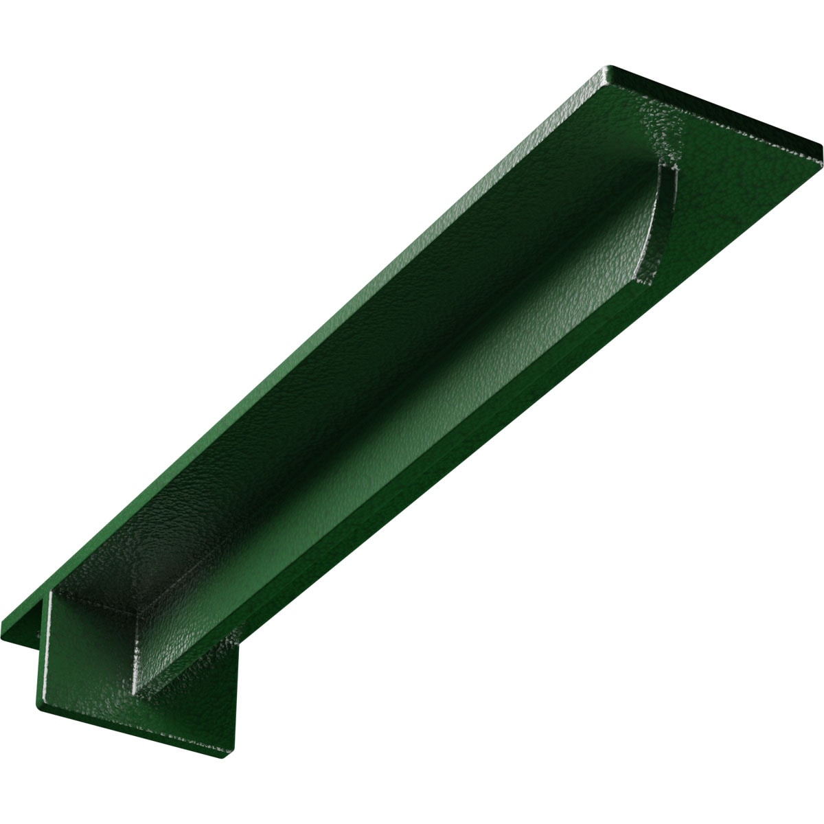 Ekena Millwork BKTM03X16X02HEHDG Heaton Hidden 16-in x 3-in x 2-in Green Steel Countertop support bracket