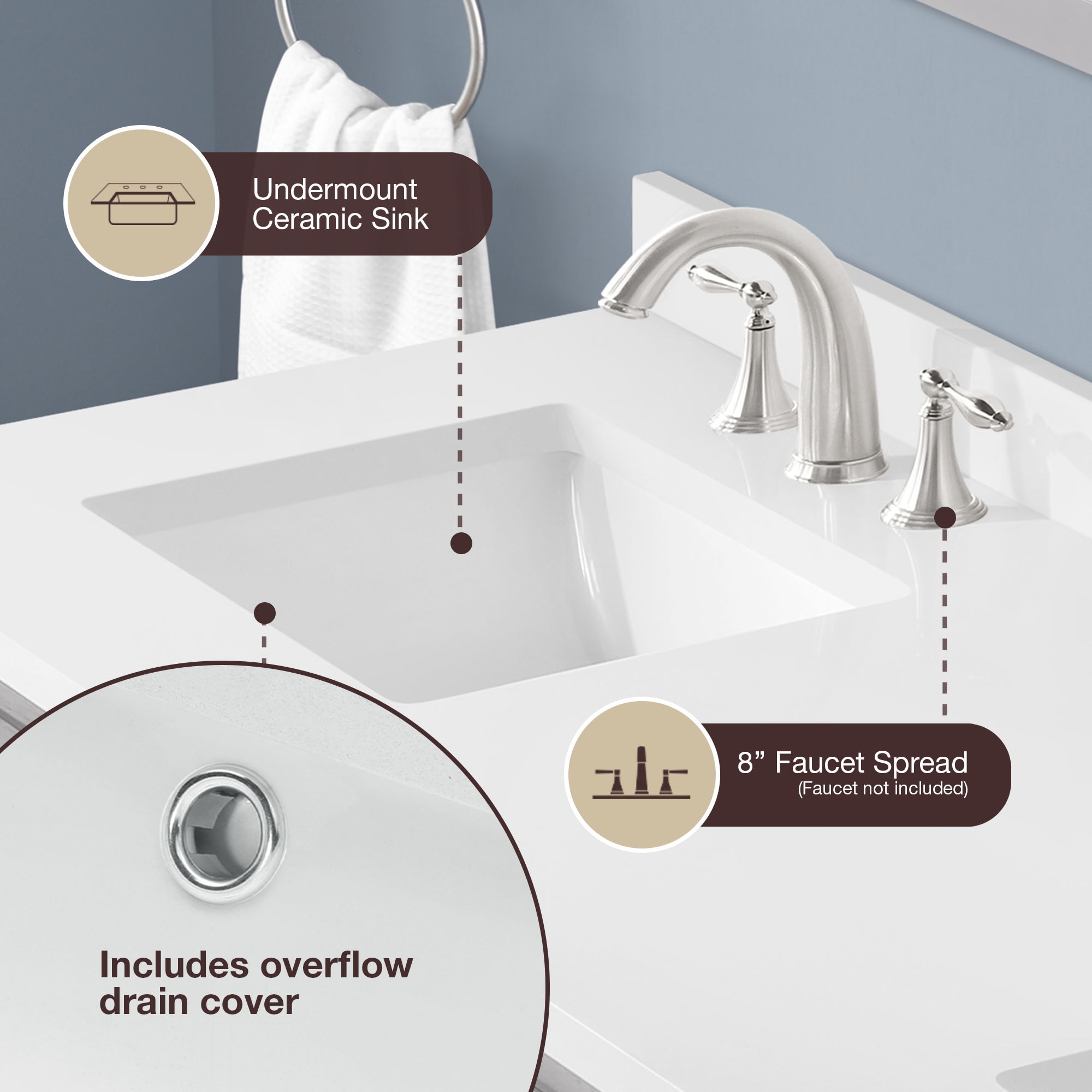 allen + roth FELIX-72VG Bath-Vanity-Combo - View #6