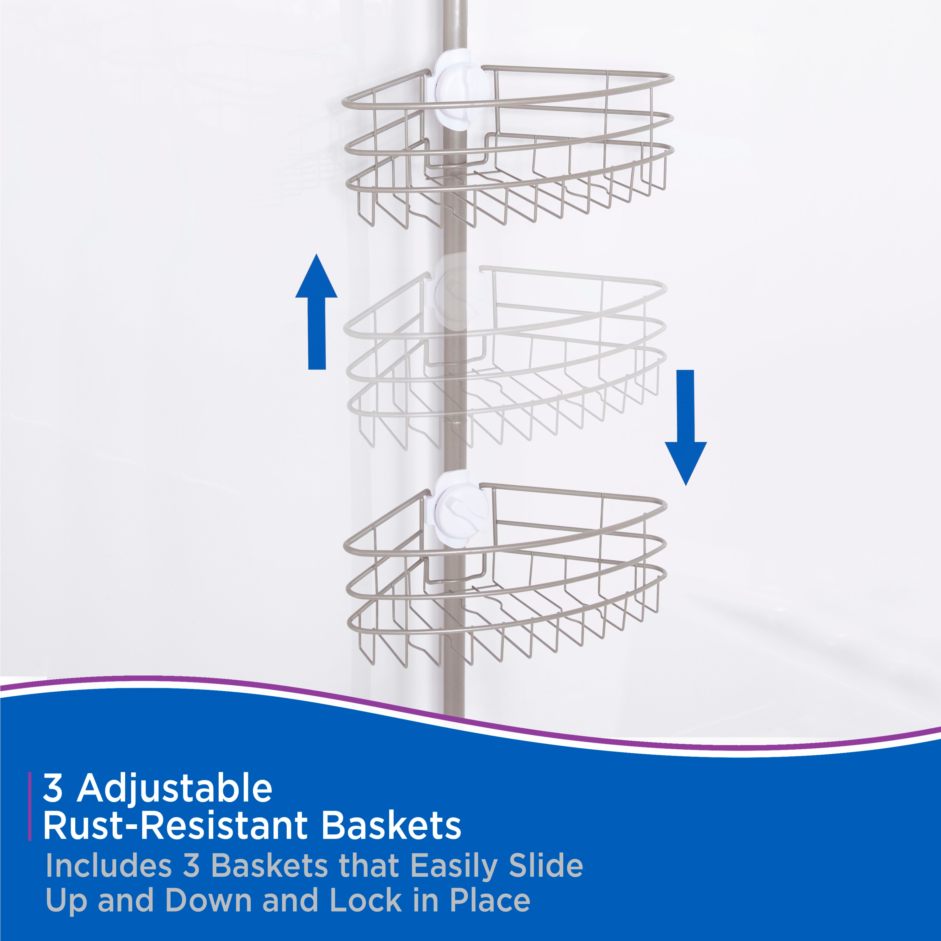 Kenney KN614128 Hanging-Shower-Caddies - View #4