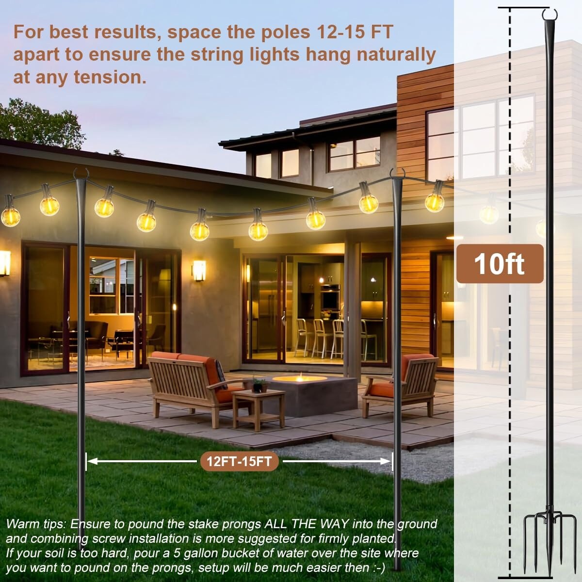 AOIZGMY LAZ0429O63 Landscape-Lighting-Stakes - View #4