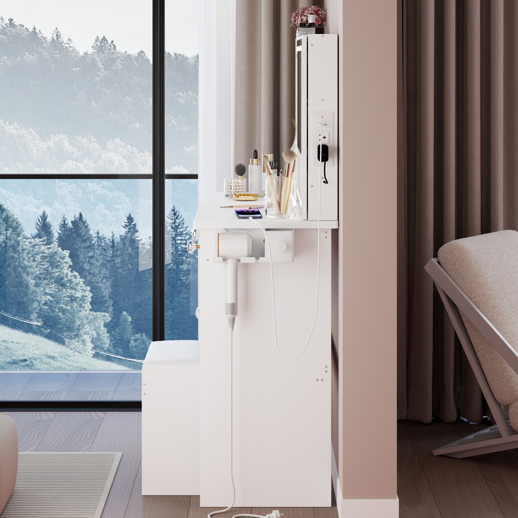 Kahomvis AC-QPCRAZY-08 Bedroom-Vanities - View #8